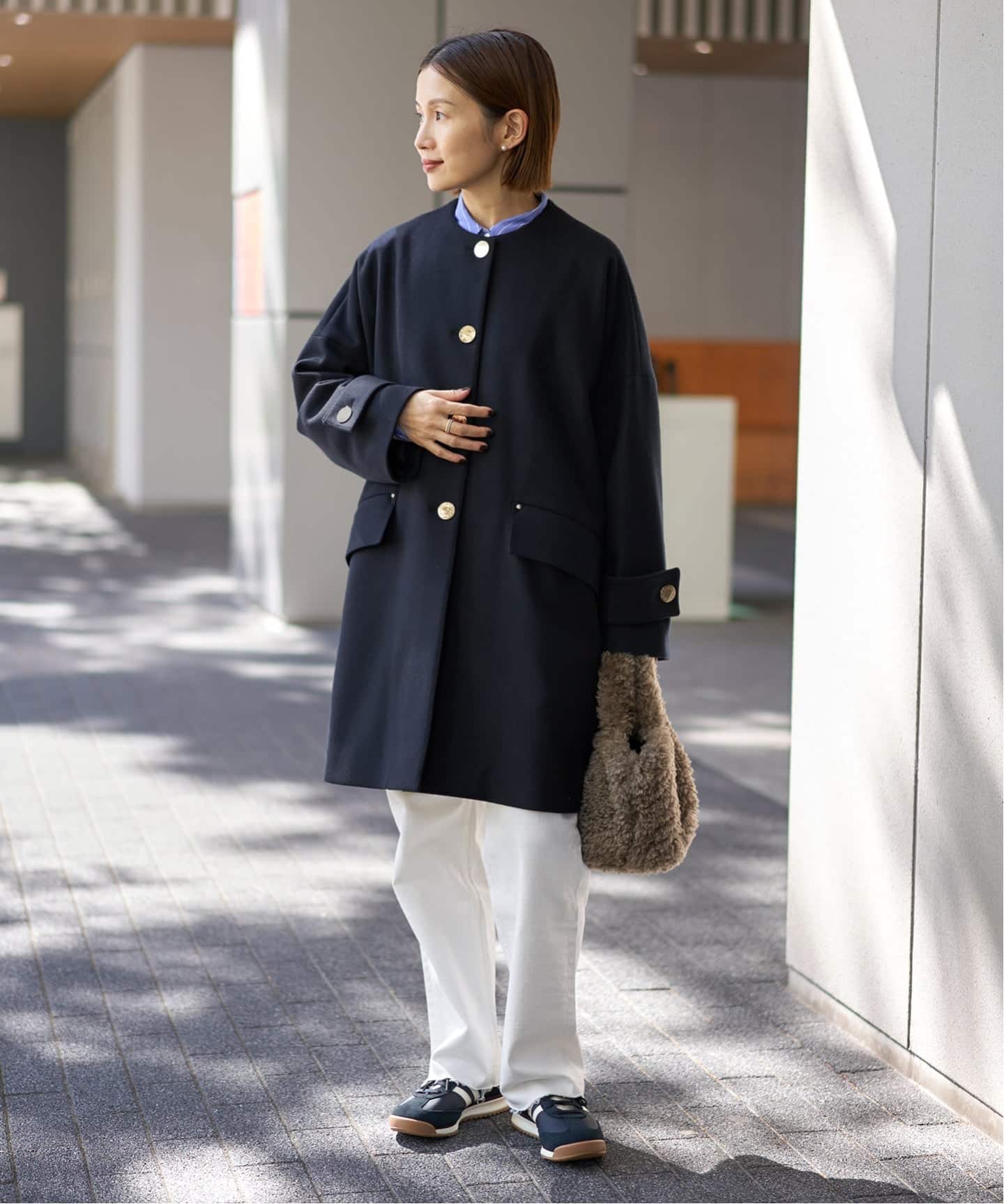 専用マッキントッシュ　イエナ別注　ネイビーコート8 イエナ IENA MACKINTOSH/マッキントッシュ 別注 HUMBIE