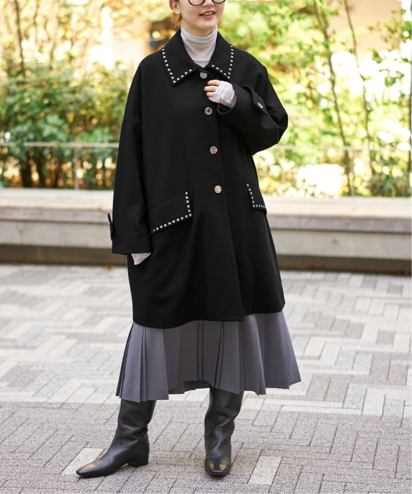 【KAU】MACKINTOSH　HUMBIE 　ブラック8 ウィメンズ HUMBIE コート – Mackintosh