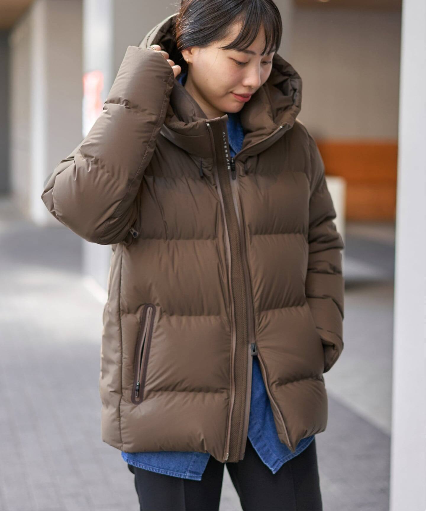 美品　DESCENTE ddd × IENA  別注ダウンベスト DESCENTE ddd 】 IENA 別注 ダウンベスト