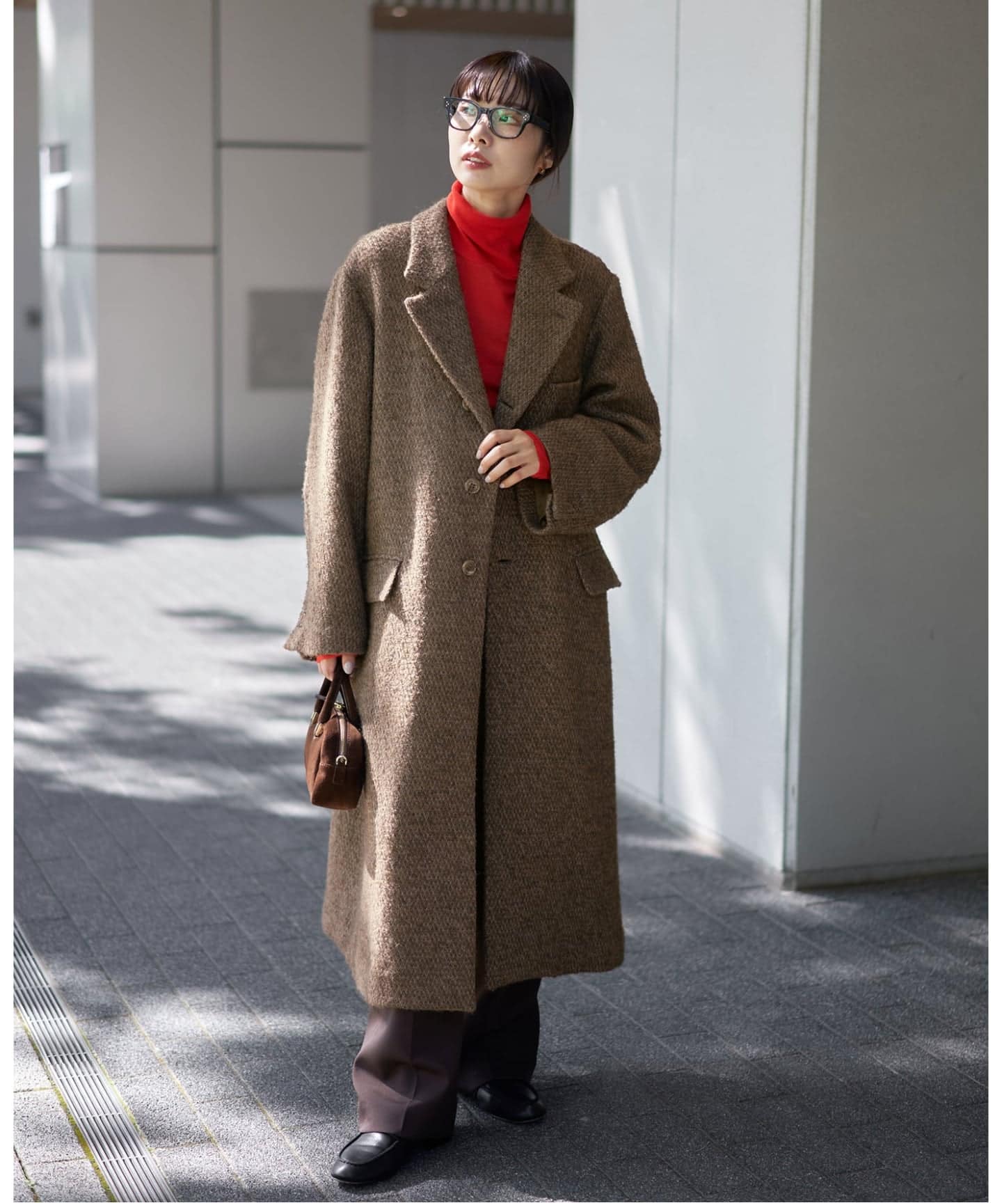 COUTURE D'ADAM/クチュールドアダム アルパカツイードコート（その他