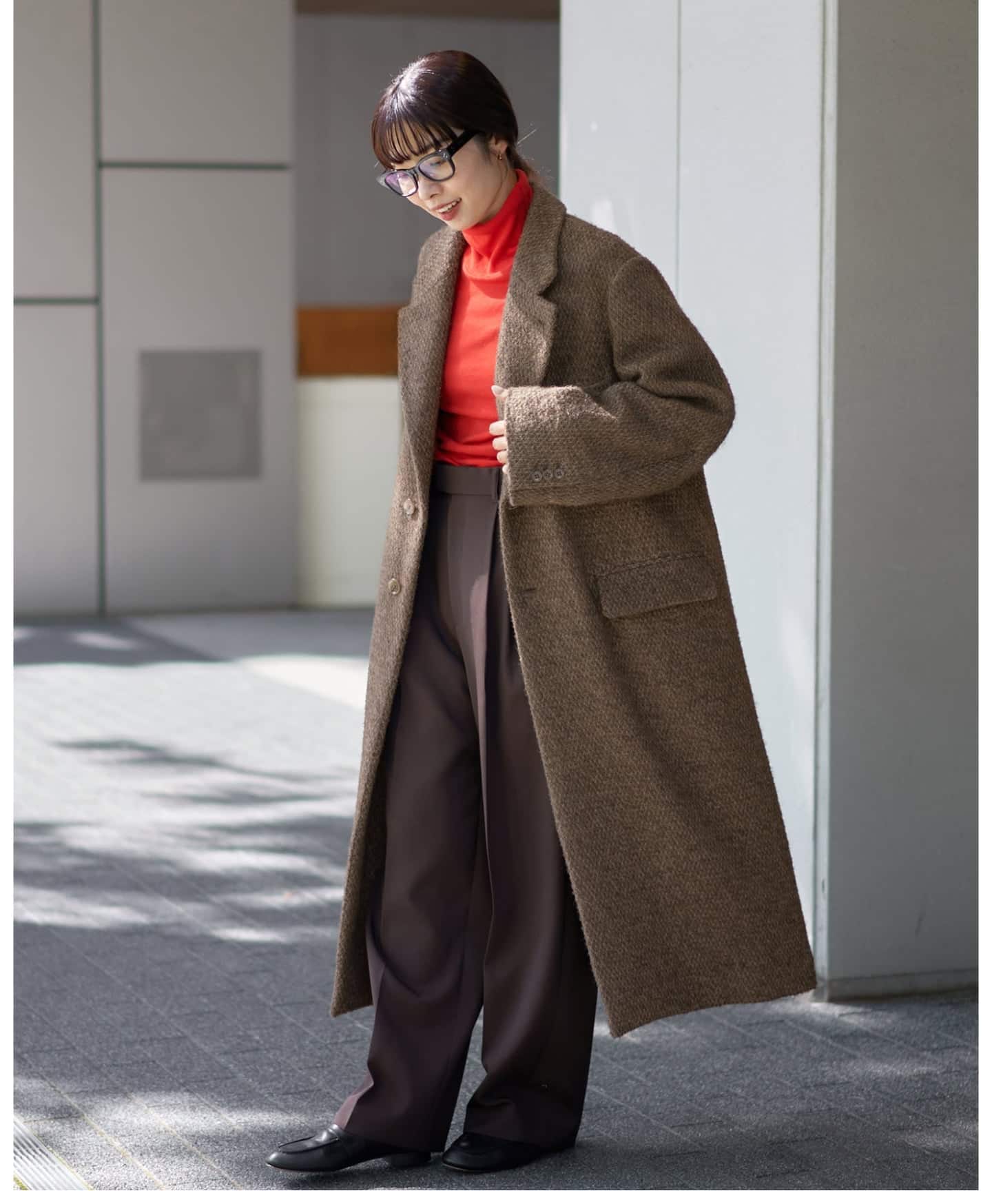 COUTURE D'ADAM/クチュールドアダム アルパカツイードコート（その他