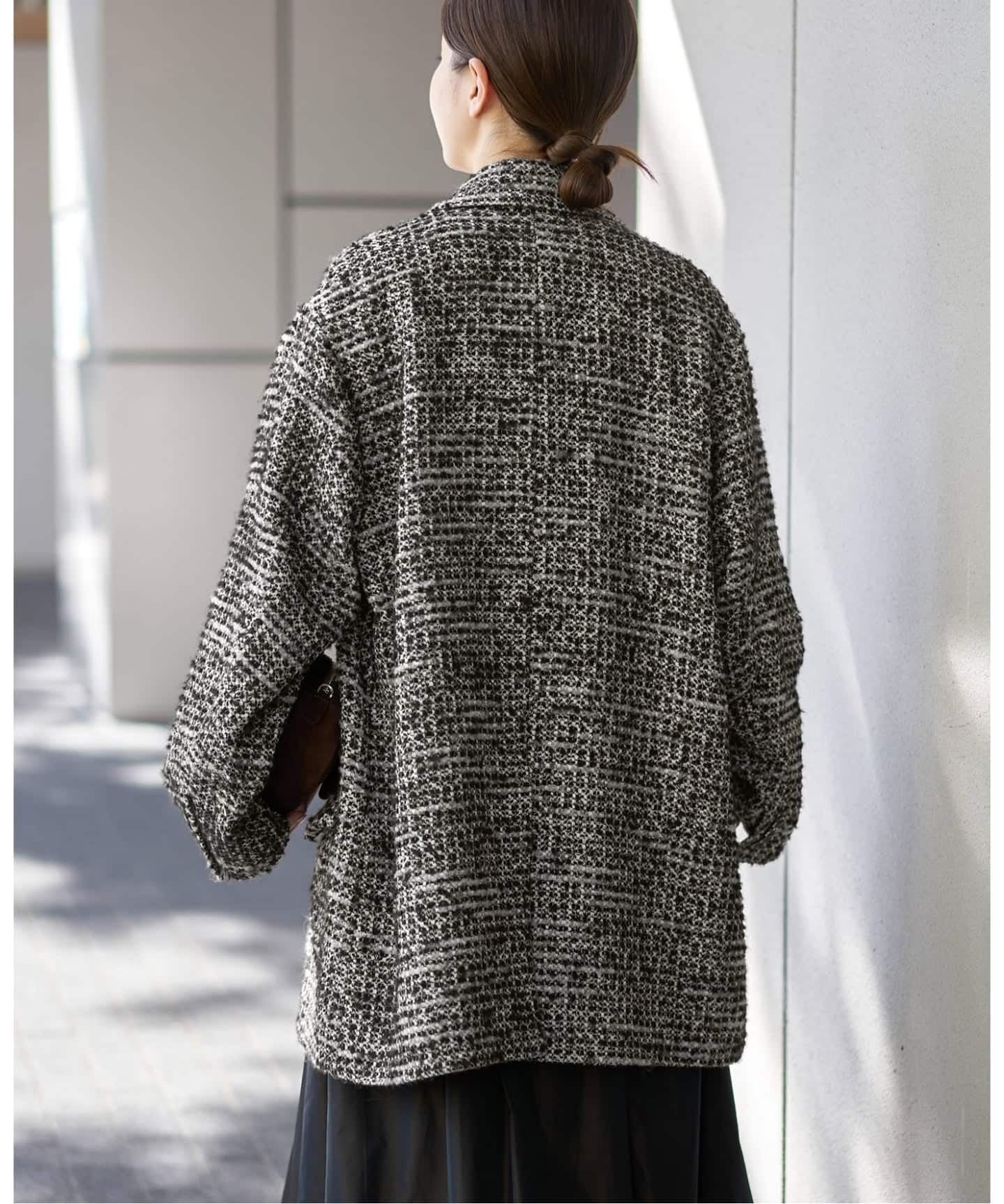 COUTURE D'ADAM/クチュールドアダム 別注 ツイードコテージコート