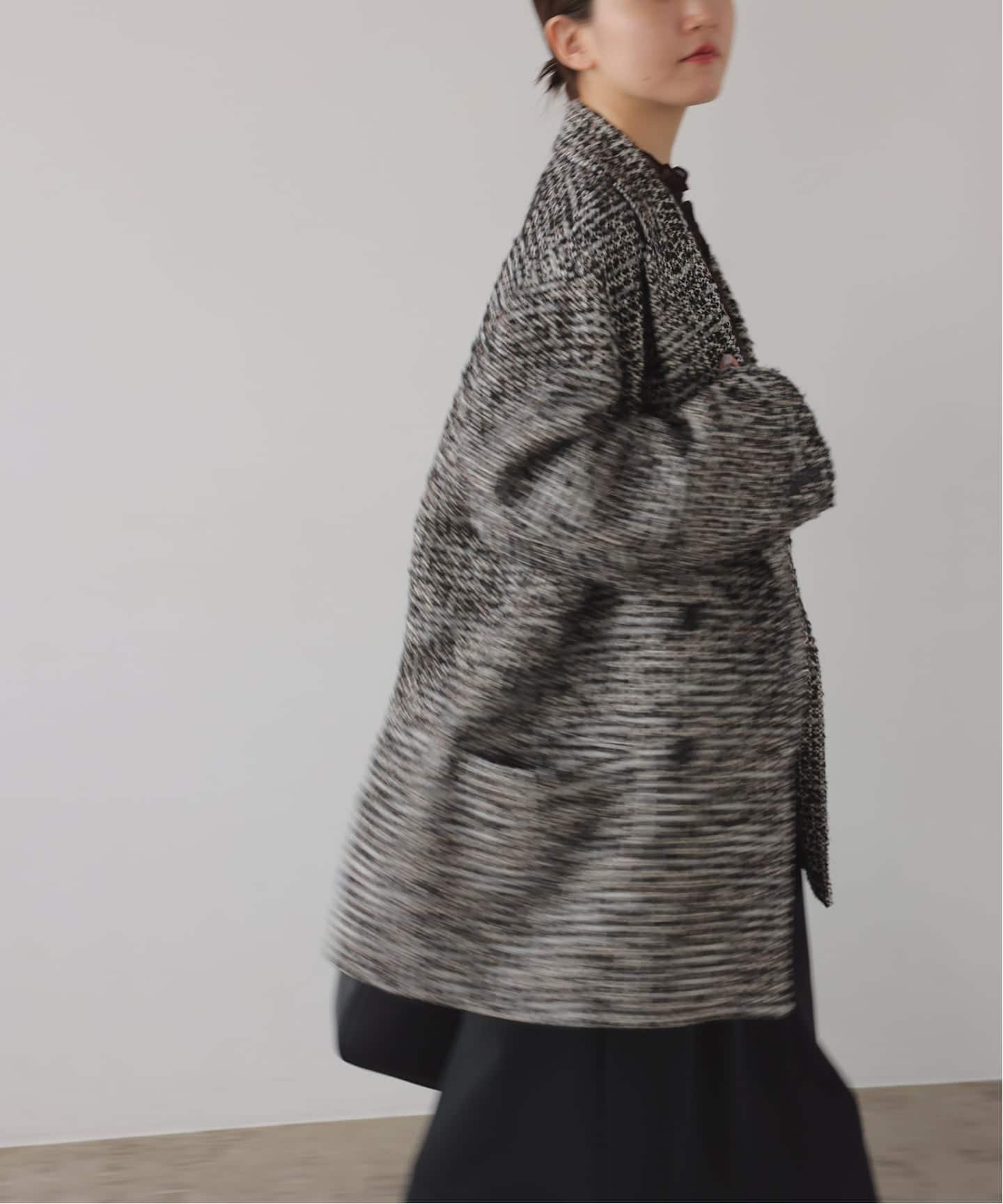 COUTURE D'ADAM/クチュールドアダム 別注 ツイードコテージコート