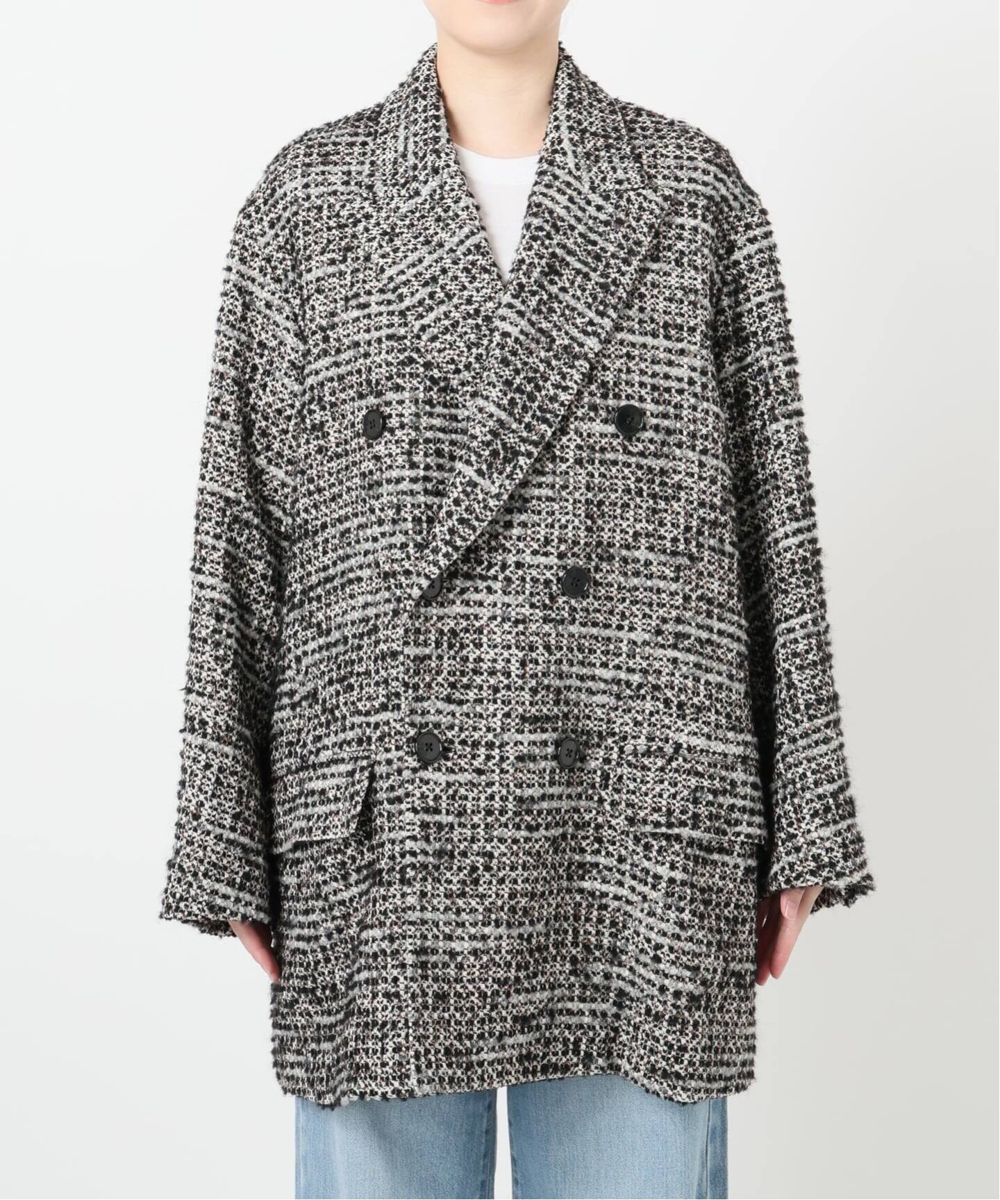 COUTURE D'ADAM/クチュールドアダム 別注 ツイードコテージコート