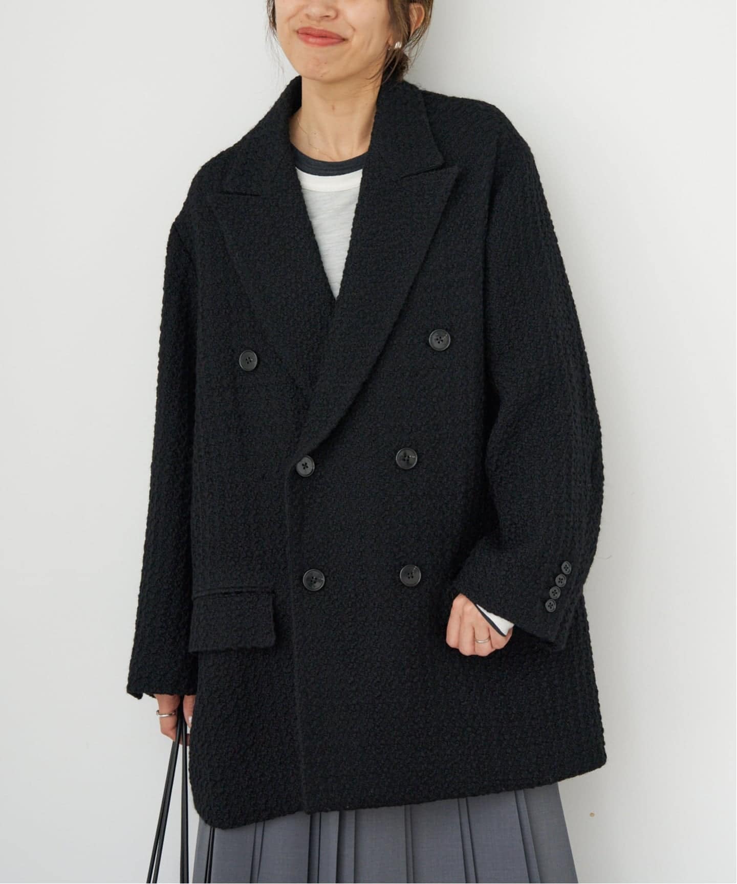 ジャケット・アウター COUTURE D'ADAM Silknep Tweed Cottage CT ジャケット・アウター COUTURE D'ADAM Silknep Tweed Cottage CT