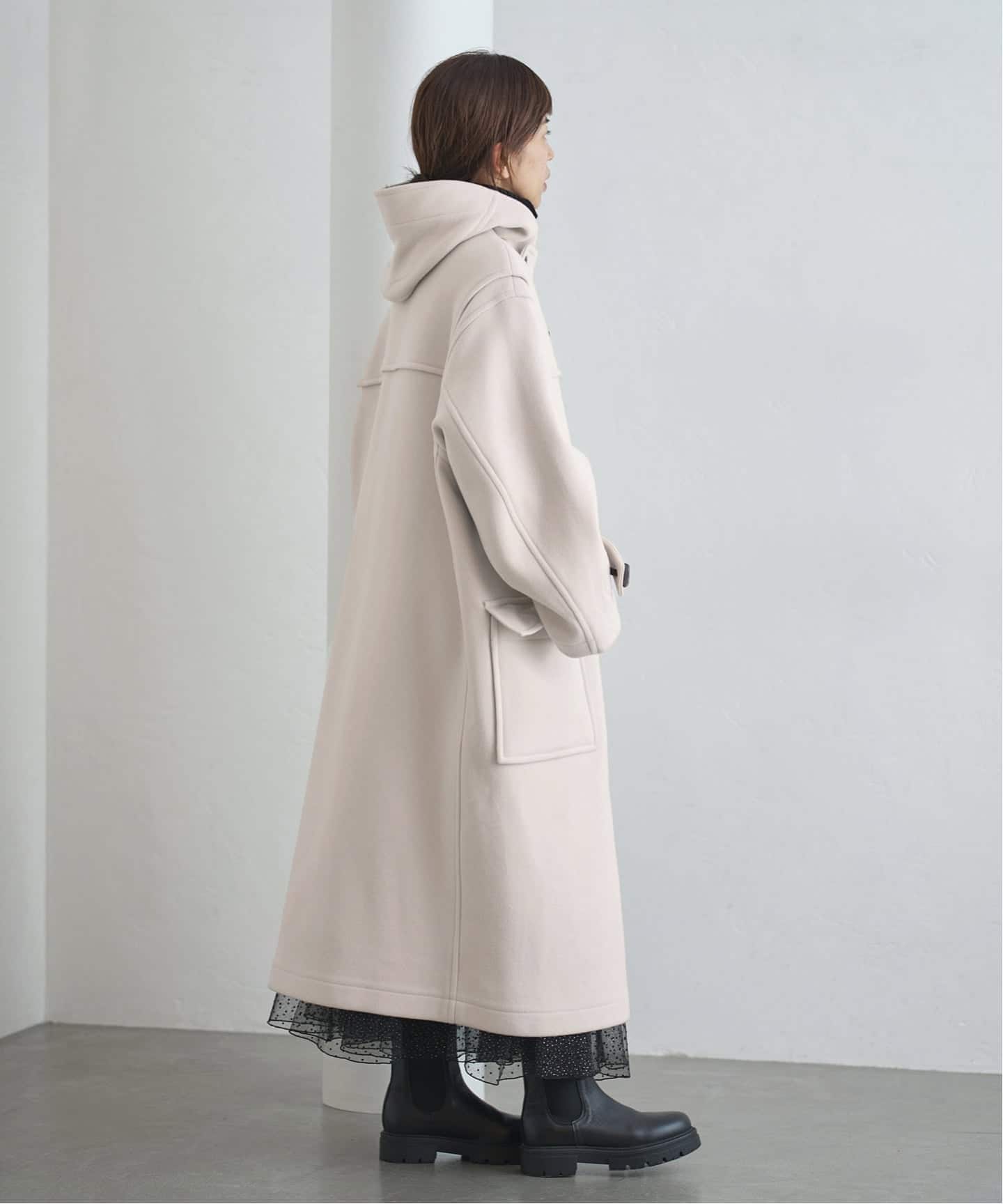 MONTGOMERY/モンゴメリー 別注 140sパイル ロングダッフルコート