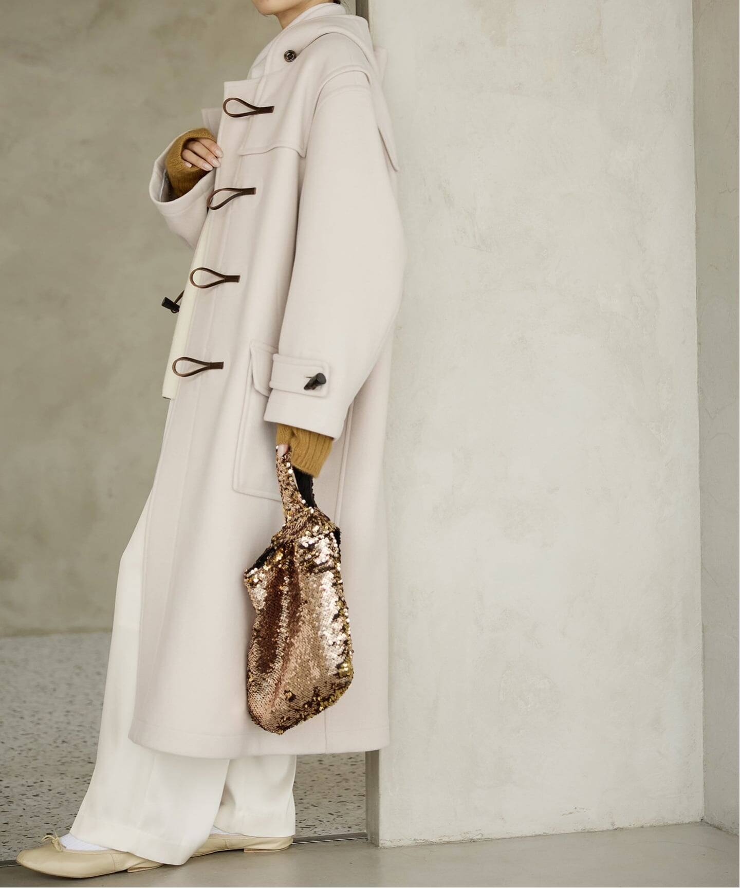 MONTGOMERY/モンゴメリー 別注 140sパイル ロングダッフルコート