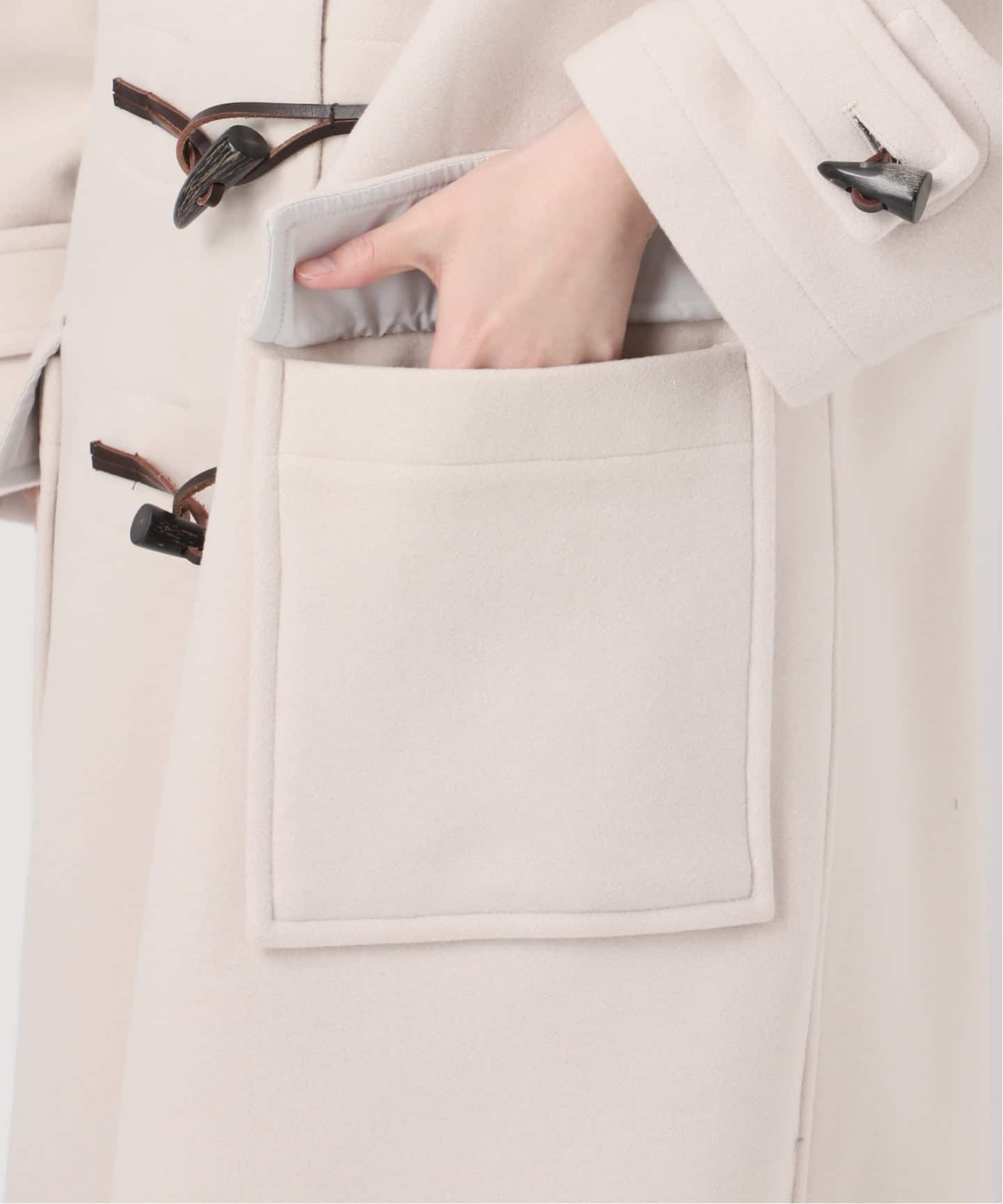 予約》MONTGOMERY/モンゴメリー 別注 140sパイル ロングダッフルコート