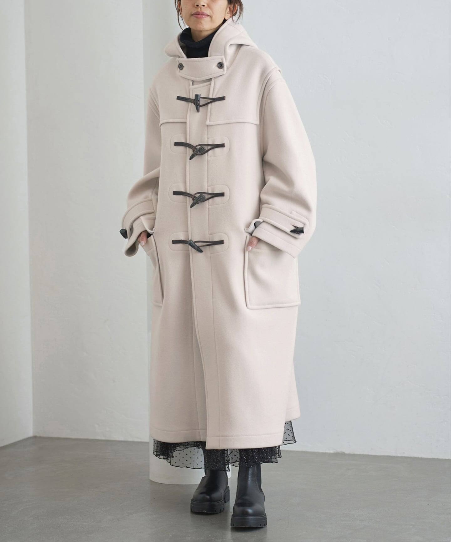 MONTGOMERY/モンゴメリー 別注 140sパイル ロングダッフルコート 