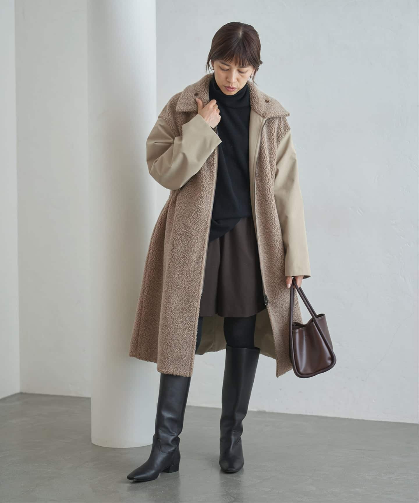 VACHEMENT/ヴァシュモン 別注 リバーシブルボアコート（その他ブルゾン