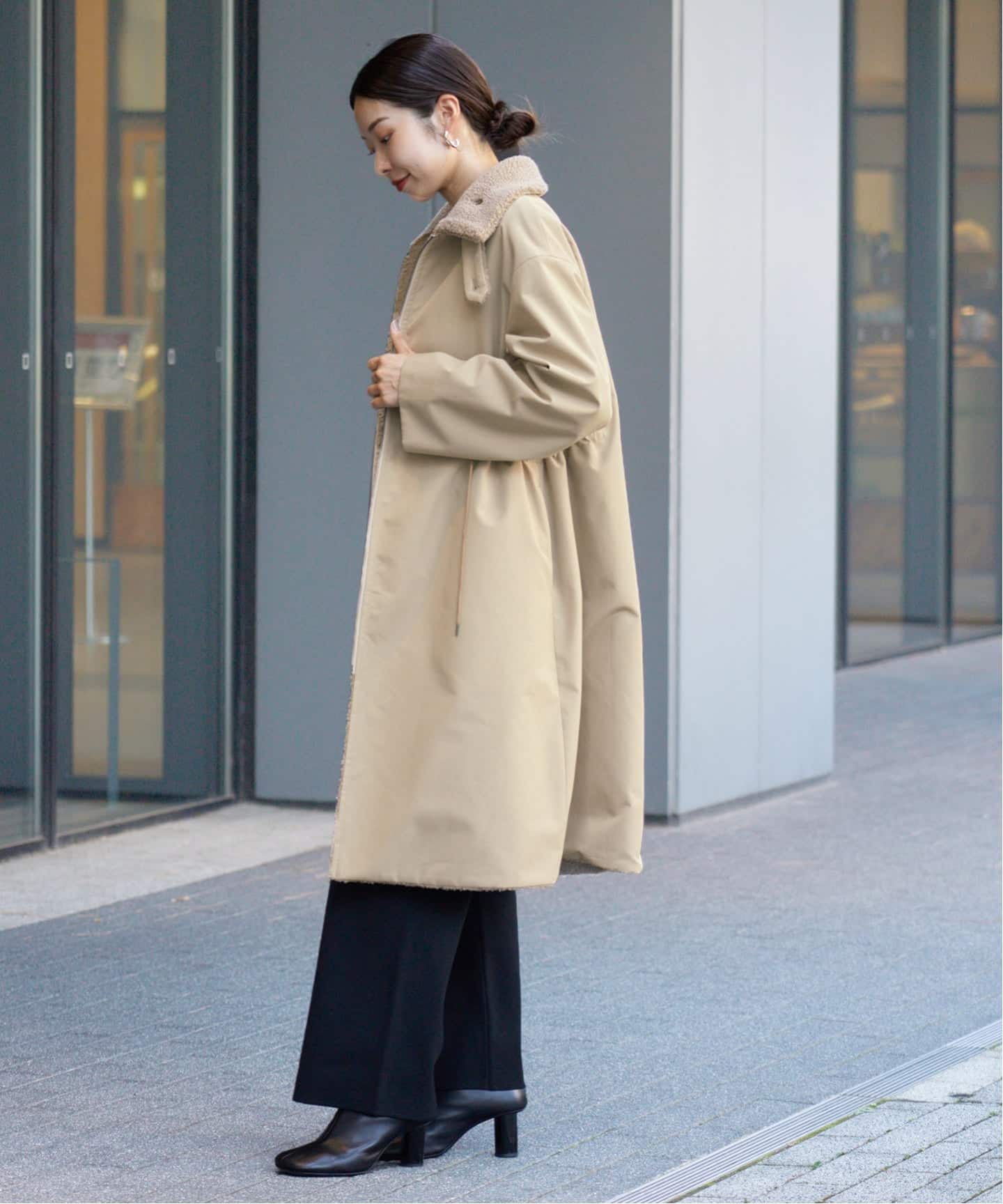 【IENA】VACHEMENT/ヴァシュモン 別注 ボアコート IENA｜VACHEMENT/ヴァシュモン 別注 リバーシブルボアコート