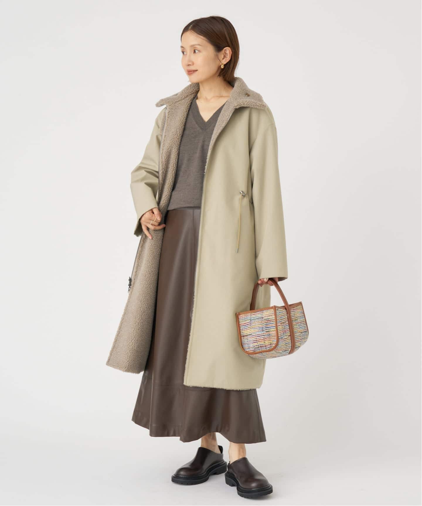 VACHEMENT/ヴァシュモン 別注 リバーシブルボアコート（その他ブルゾン