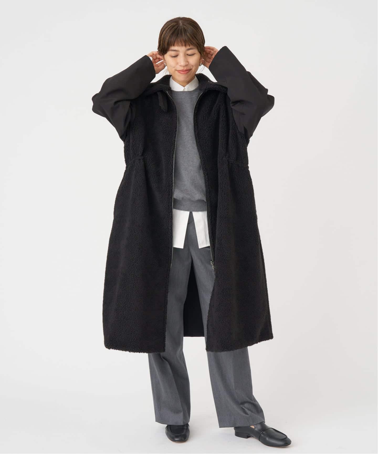 VACHEMENT/ヴァシュモン 別注 リバーシブルボアコート（その他