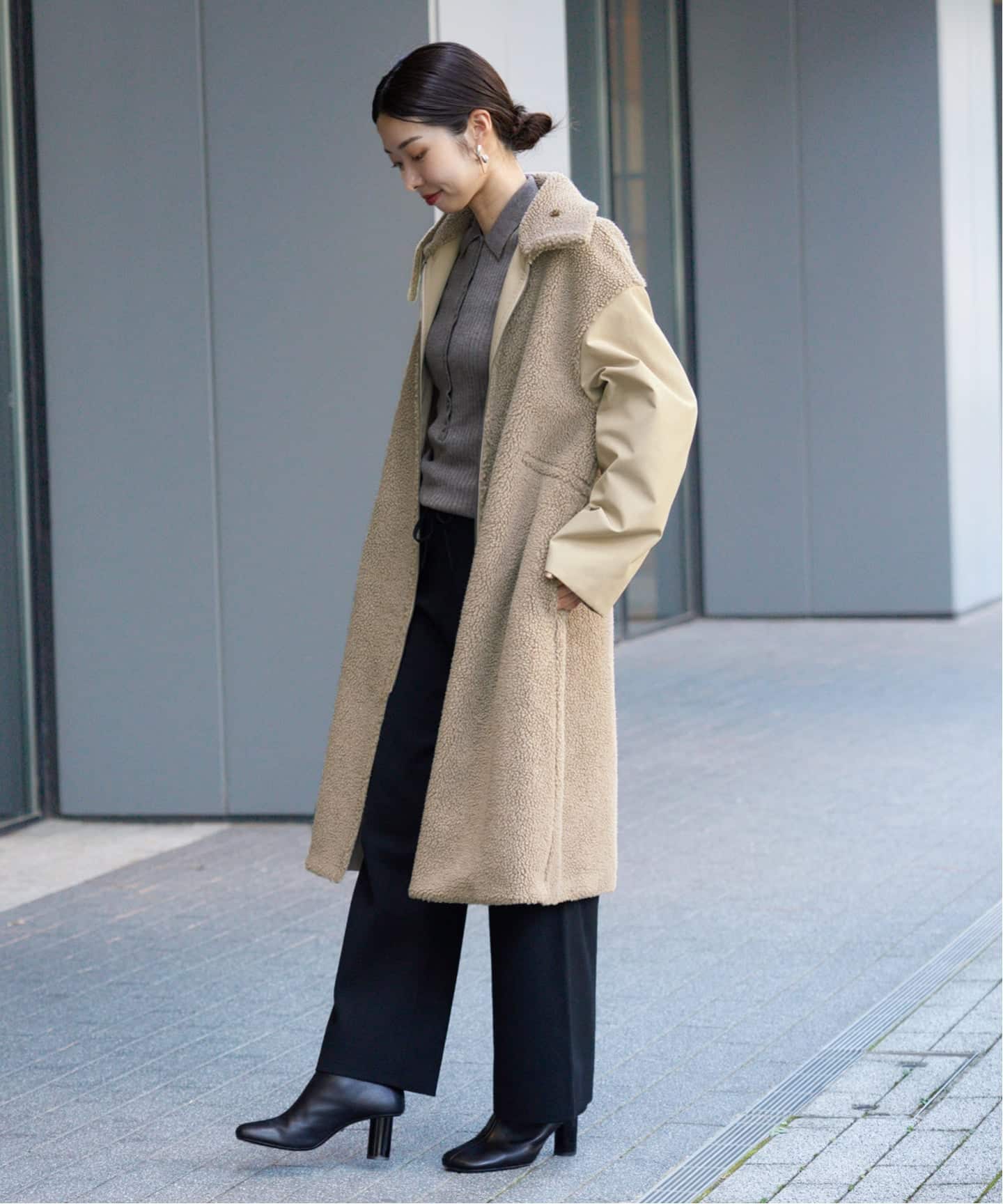予約》VACHEMENT/ヴァシュモン 別注 リバーシブルボアコート