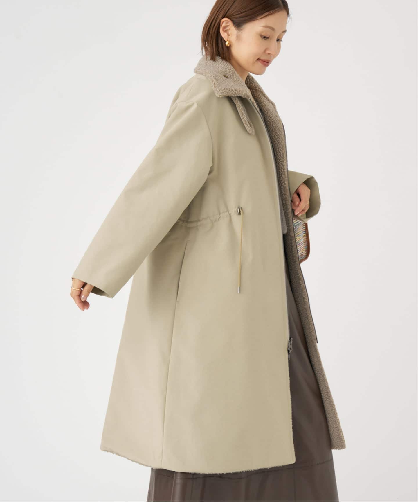 VACHEMENT/ヴァシュモン 別注 リバーシブルボアコート（その他ブルゾン