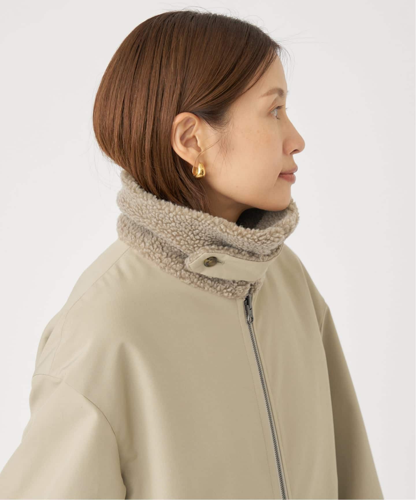 VACHEMENT/ヴァシュモン 別注 リバーシブルボアコート（その他ブルゾン