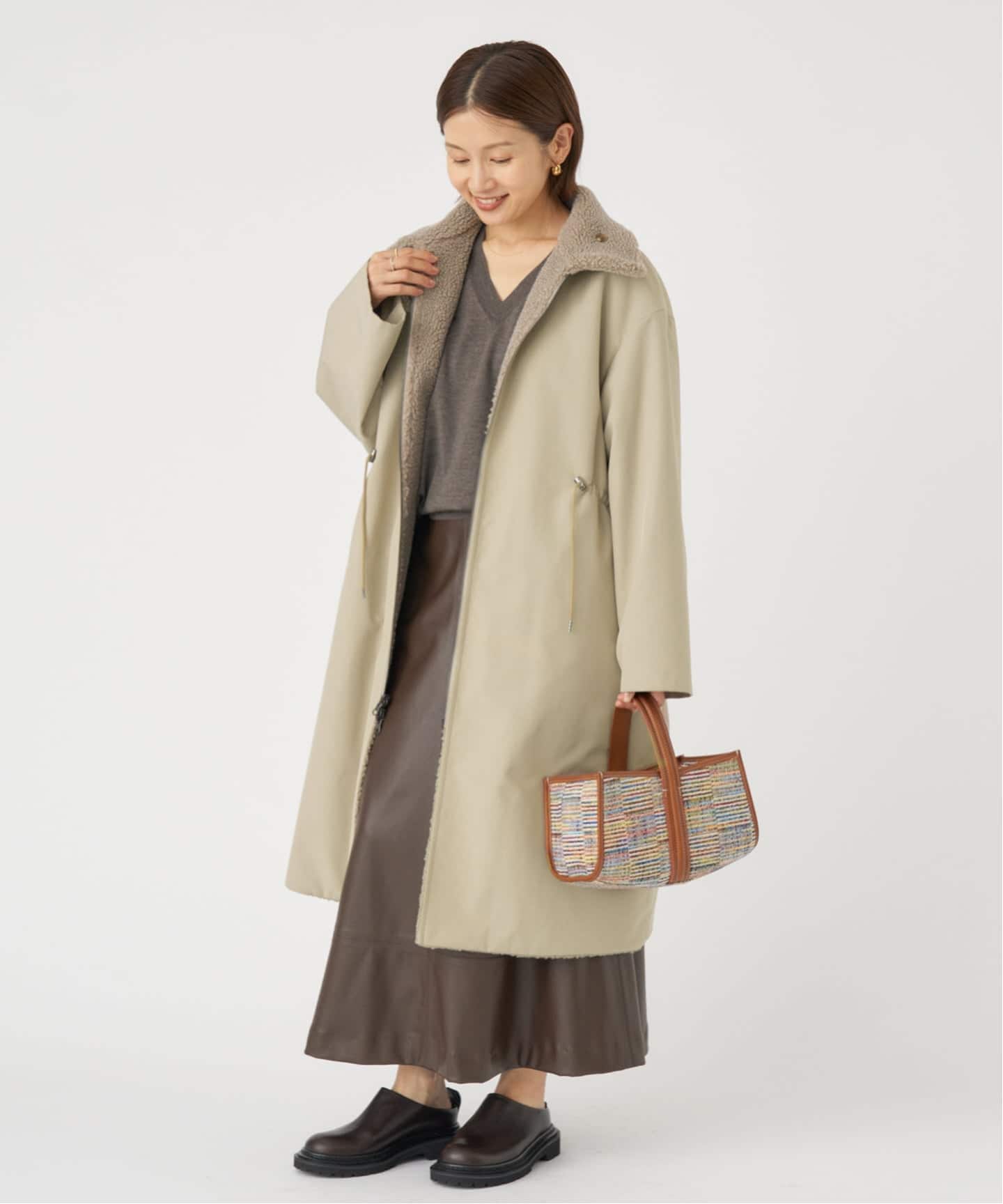 VACHEMENT/ヴァシュモン 別注 リバーシブルボアコート（その他ブルゾン