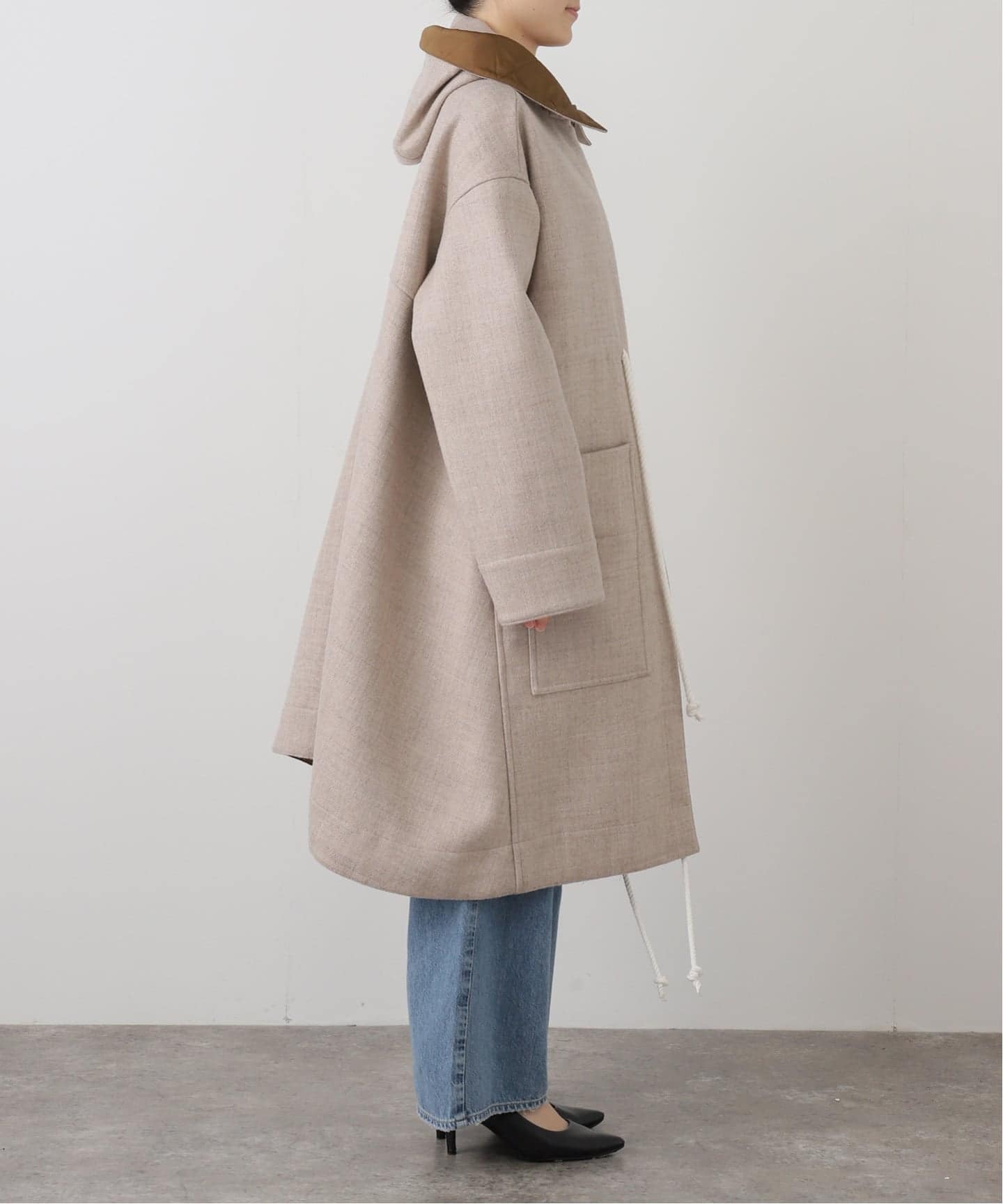 MADISONBLUE/マディソンブルー HOODED COAT WOOL コート MB254-2017