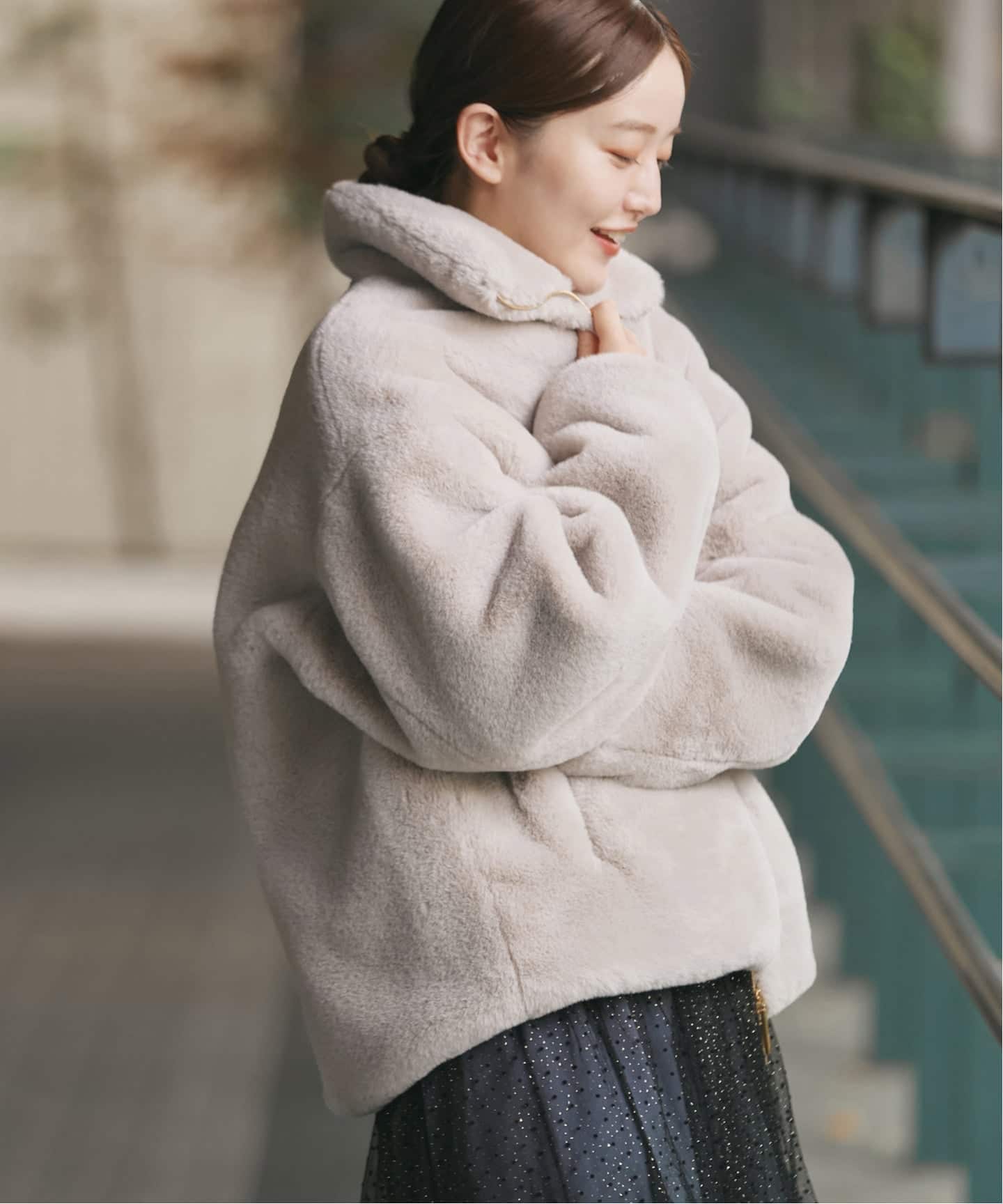 TATRAS/タトラスBARBRA/(ファーブルゾン)サイズ2 TATRAS ジャケット ブルゾン 「ブランド公式直営」「TATRAS