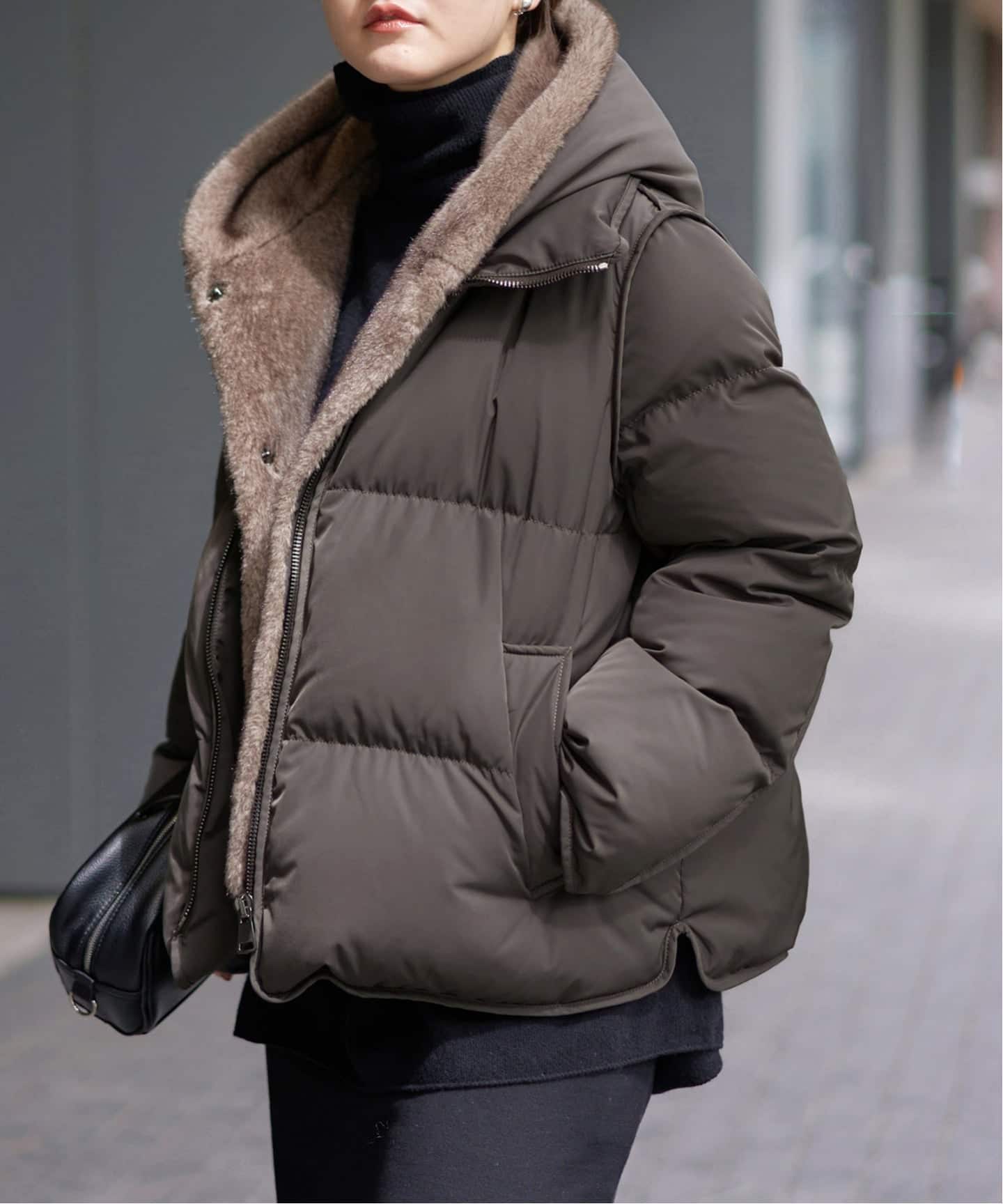 LOU ANDREA/ルーアンドレア DOWN CT コート YV25752（ダウンジャケット