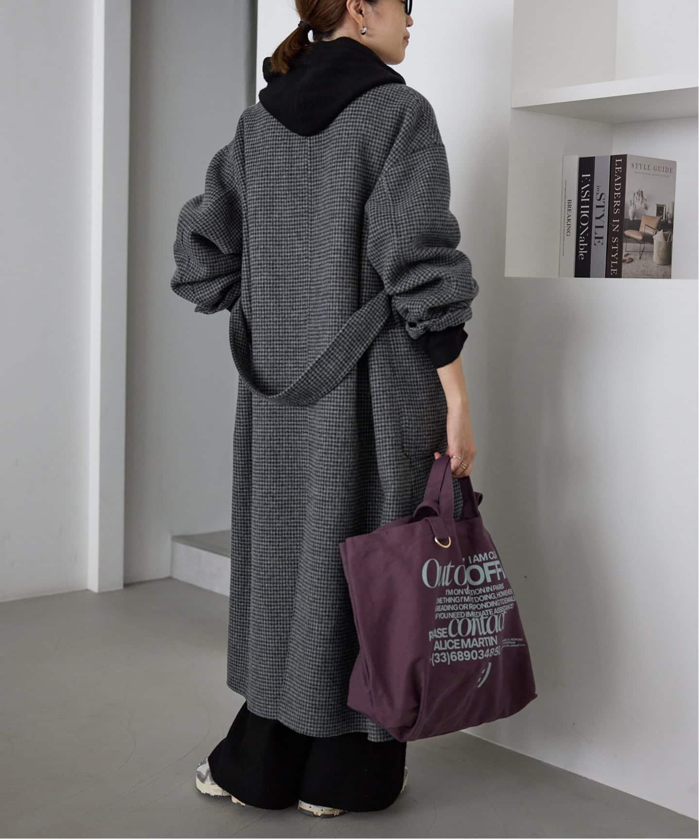 SLOBE IENA ダブルフェイスウールロングコート SLOBE IENA（スローブイエナ）の「ダブルフェイスウールロング