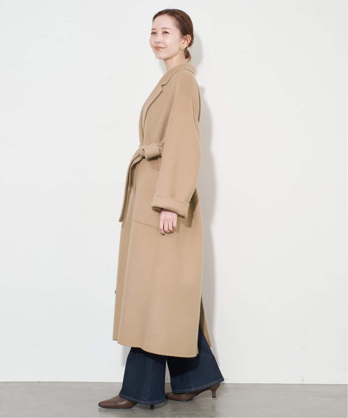SLOBE IENA ECO WOOL チェスター　イエナスローブ スローブ イエナ SLOBE IENA souple woolダブルフェイス