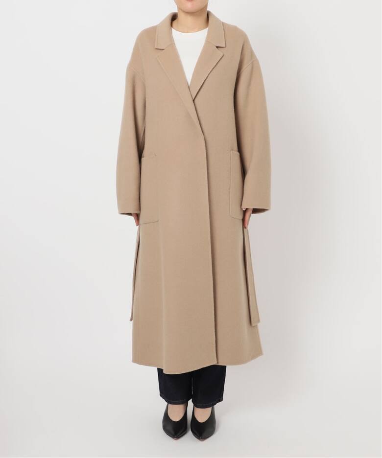 spick&span ダブルフェイスオーバーコート ブルー Spick & Span  