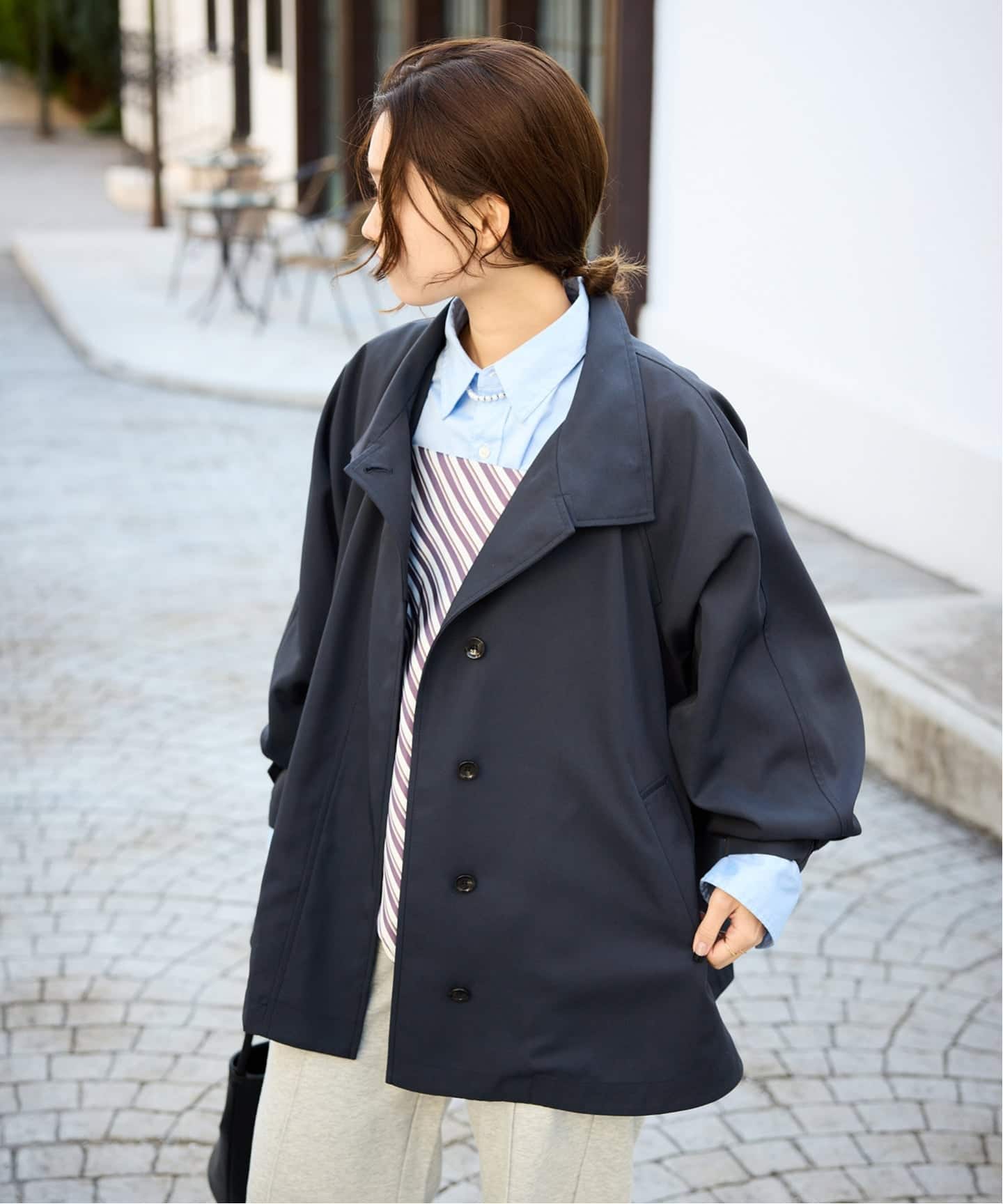 WEB・一部店舗限定/追加》撥水テントラインコート（その他ブルゾン