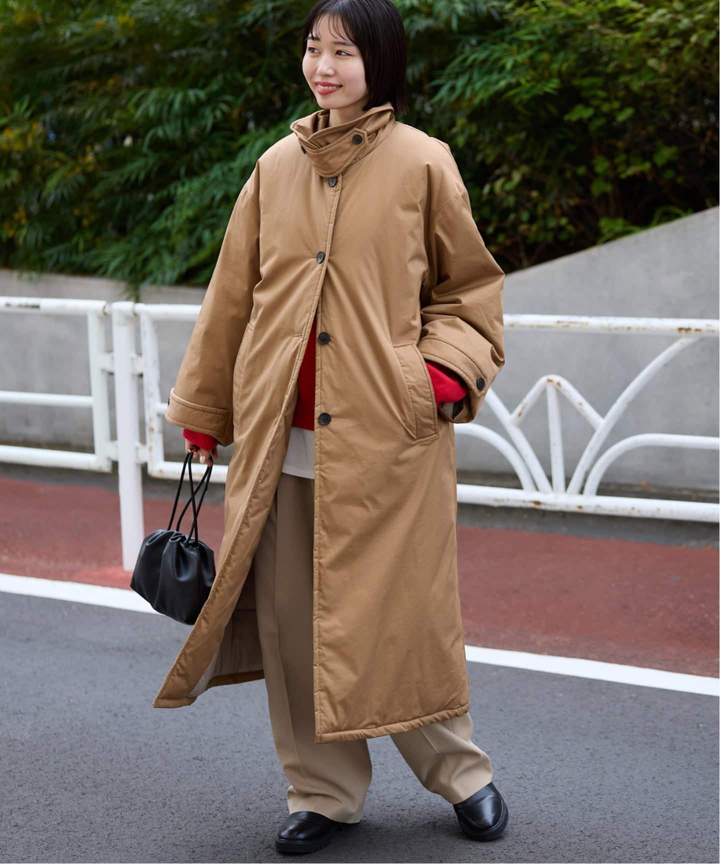 撥水中綿ステンカラーコート（ステンカラーコート）｜SLOBE IENA