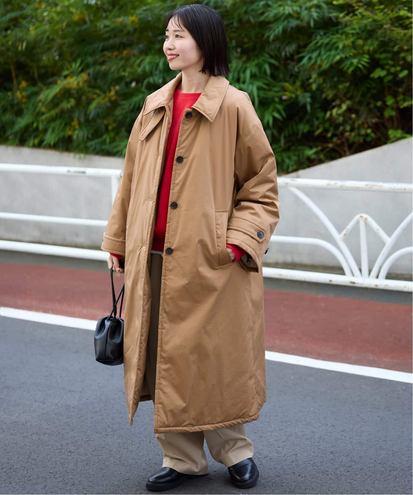 撥水中綿ステンカラーコート（ステンカラーコート）｜SLOBE IENA