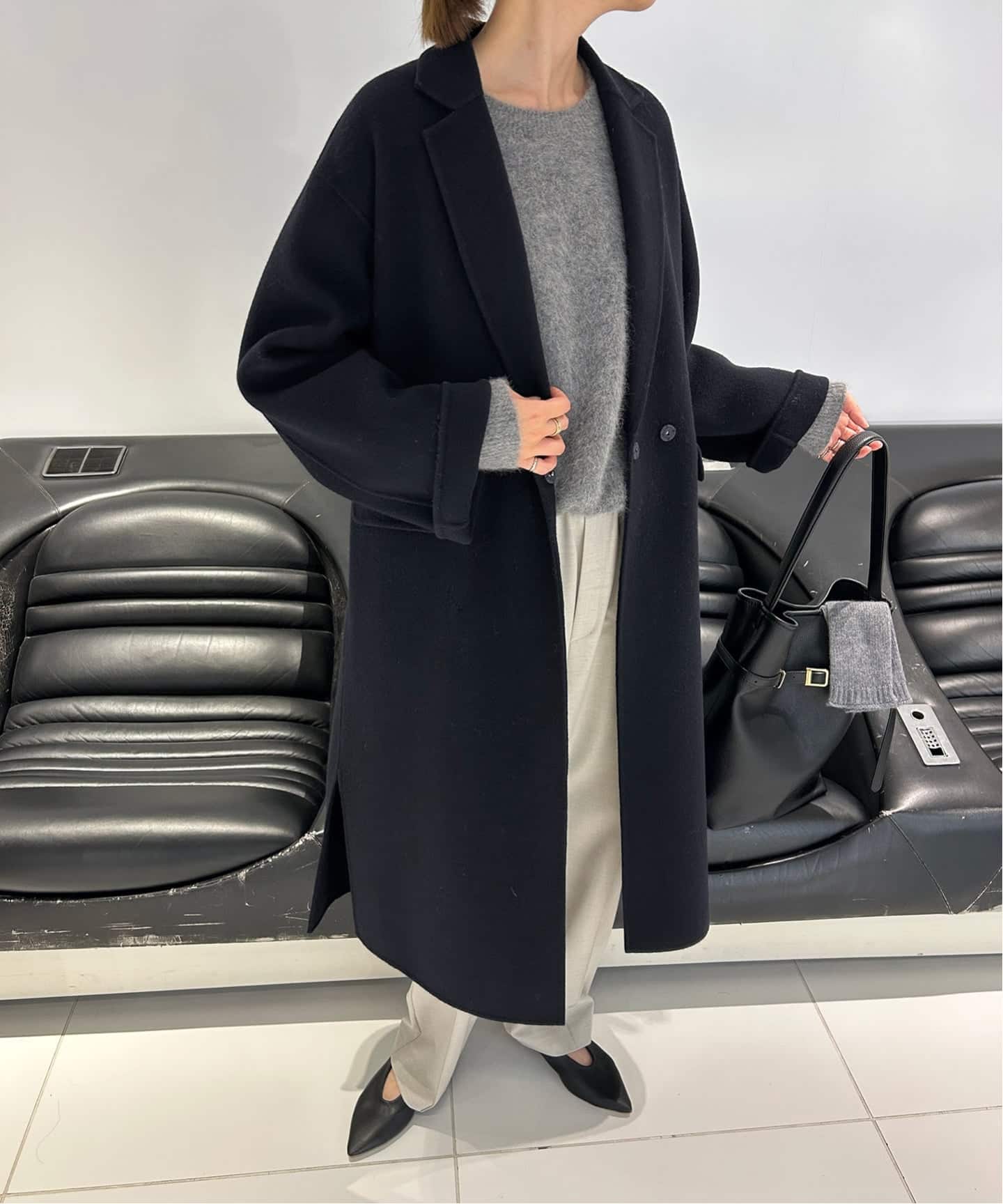 予約》ダブルフェイスチェスターコート（チェスターコート）｜SLOBE