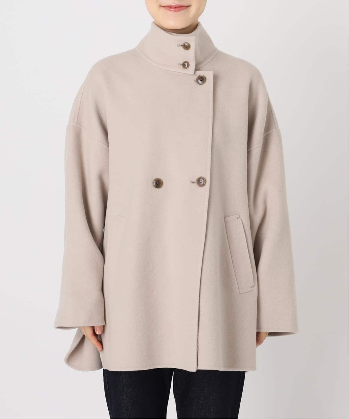 むう様　SLOBE IENA souple wool ダブルフェイス WEB限定/追加予約》souple woolダブルフェイススタンドコート