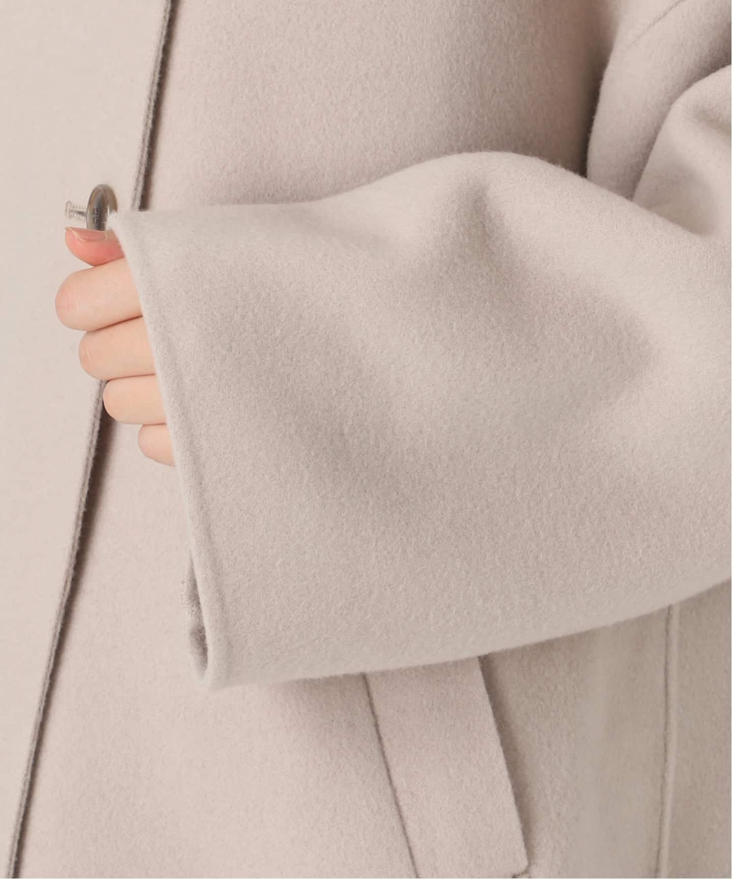 souple woolダブルフェイススタンドコート SLOBE IENA スローブ イエナ SLOBE IENA souple woolダブルフェイス