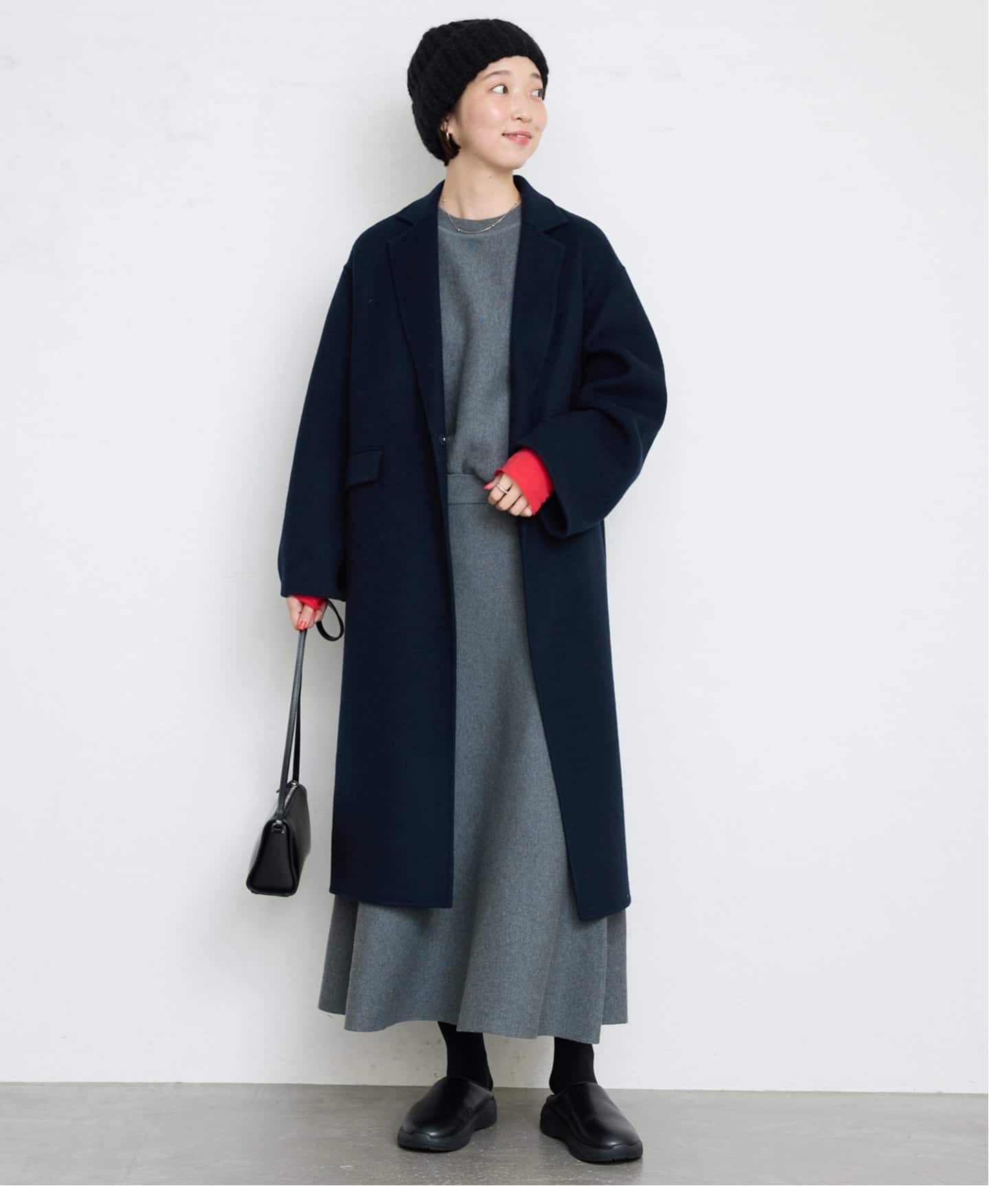 新品　souple woolダブルフェイスチェスターコート36 SLOBE IENA｜souple woolダブルフェイスチェスターコート