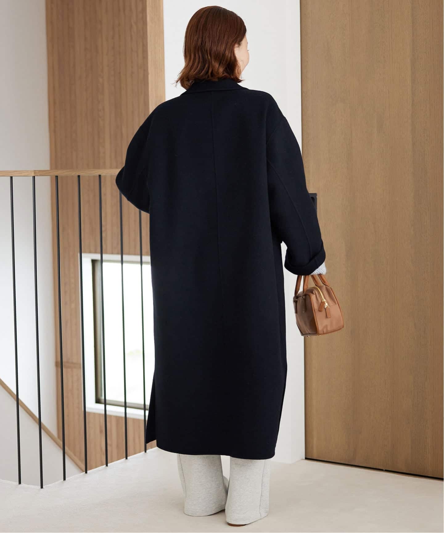 スローブイエナ　コート 追加予約》souple woolダブルフェイスチェスターコート