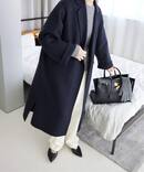 《追加》souple woolダブルフェイスチェスターコート