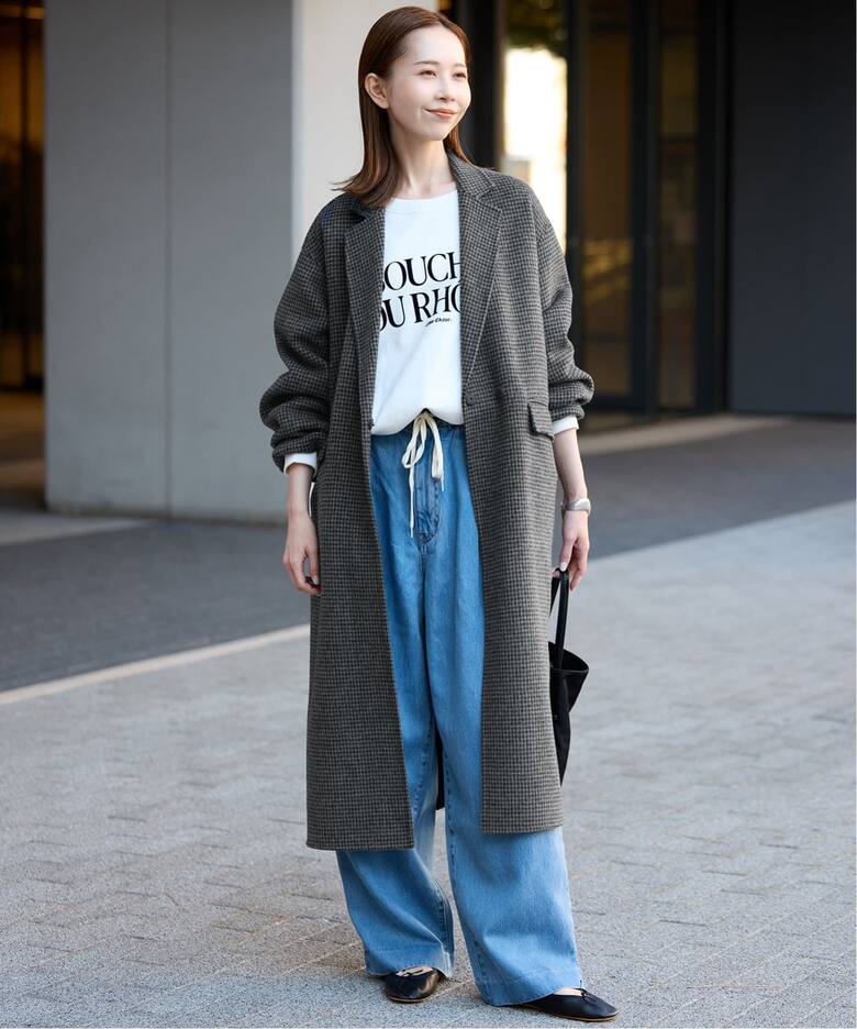 追加2》souple woolダブルフェイスチェスターコート（チェスターコート 