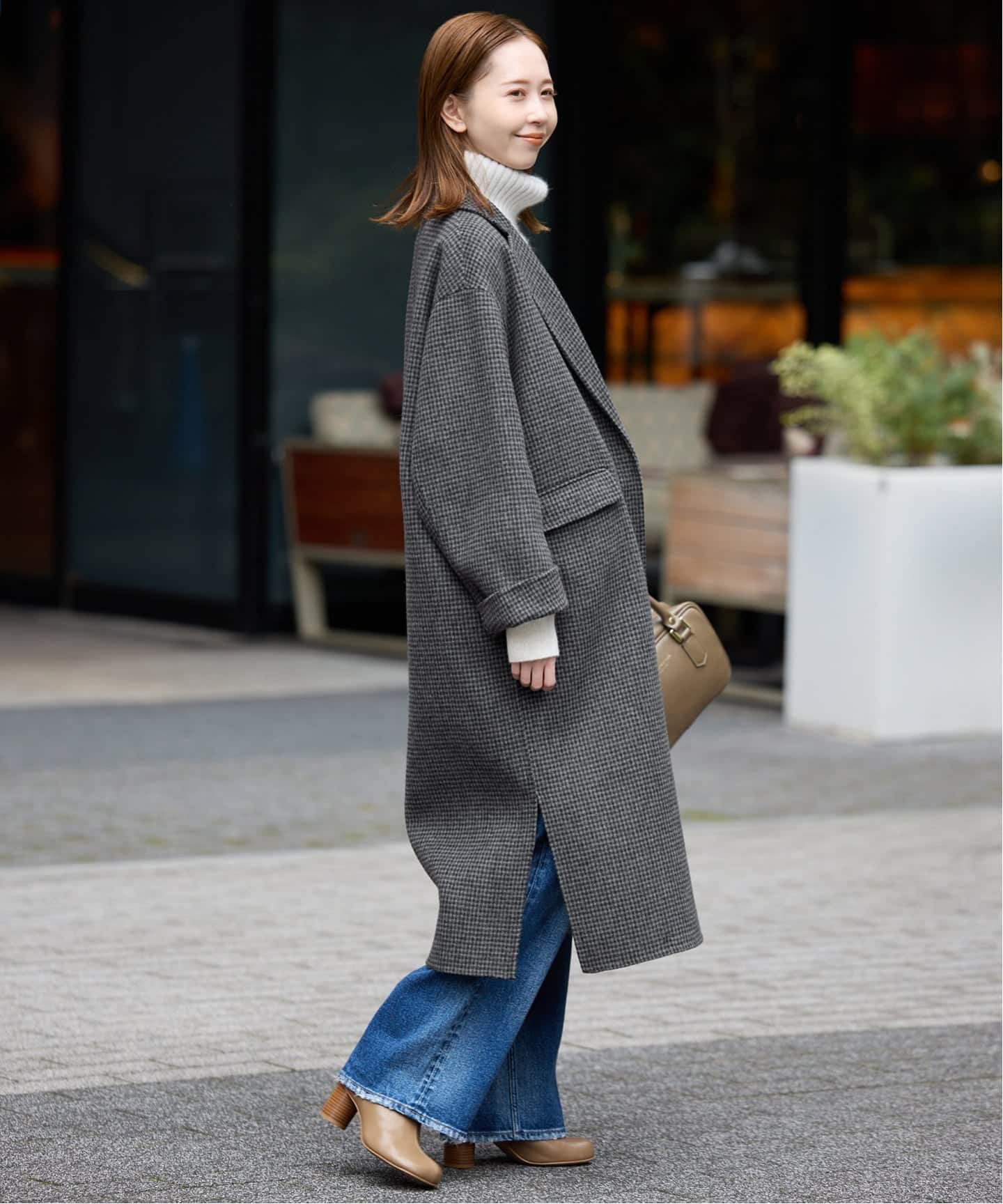 追加2予約》souple woolダブルフェイスチェスターコート（チェスター