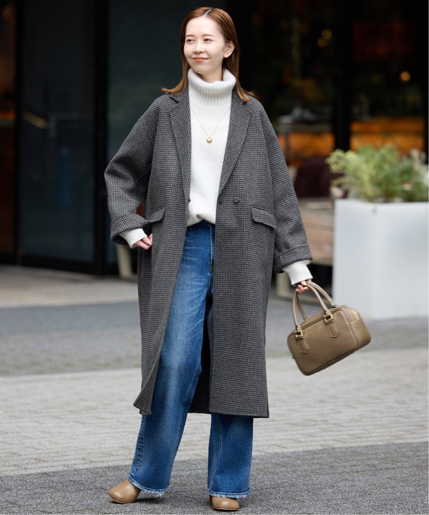 追加2》souple woolダブルフェイスチェスターコート（チェスターコート 