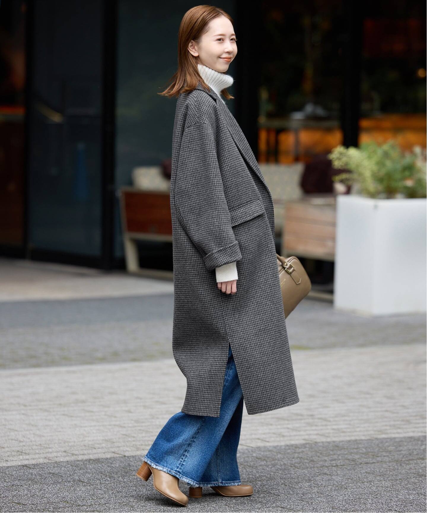 追加2》souple woolダブルフェイスチェスターコート（チェスターコート 
