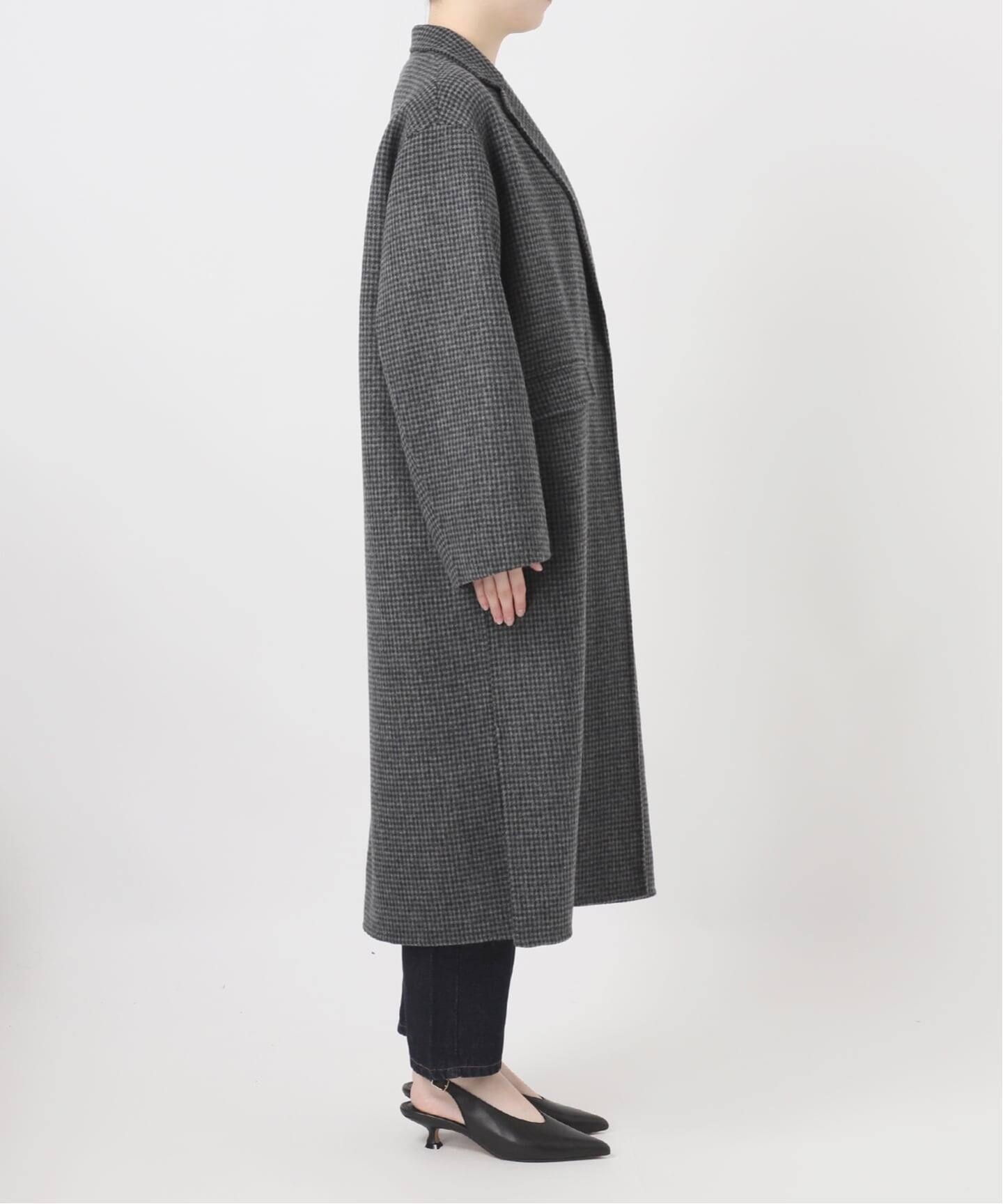 追加2》souple woolダブルフェイスチェスターコート（チェスターコート 
