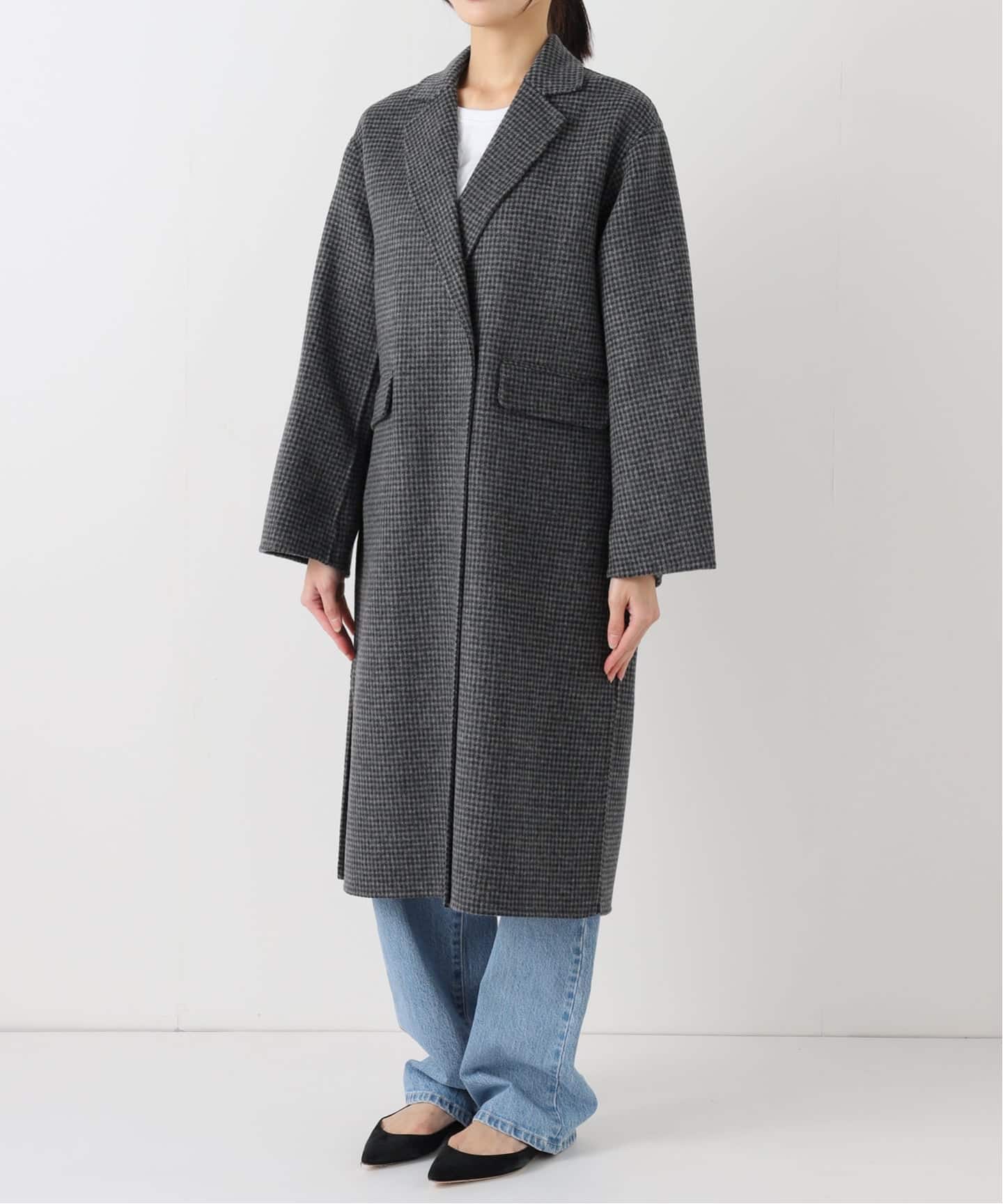 追加2》souple woolダブルフェイスチェスターコート（チェスターコート