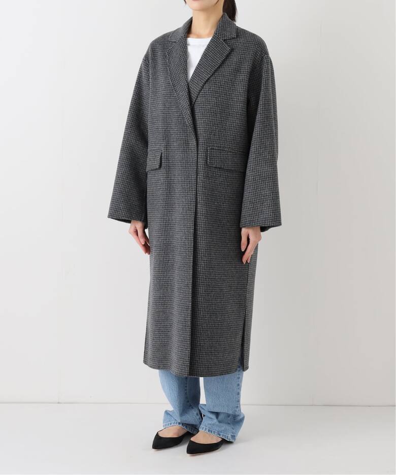 追加2》souple woolダブルフェイスチェスターコート（チェスターコート 