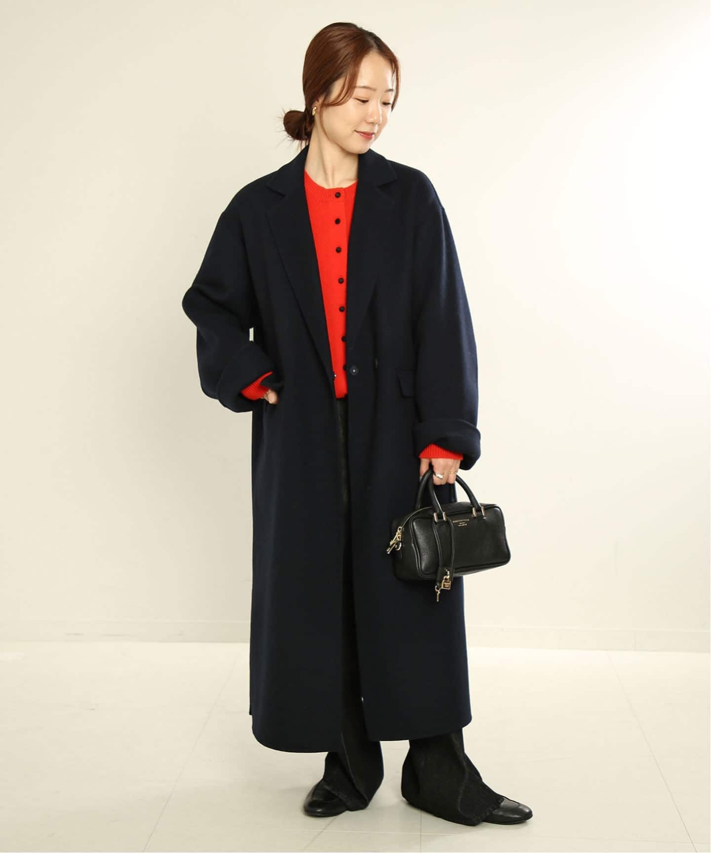 WEB限定/追加2予約》souple woolダブルフェイスチェスターコート