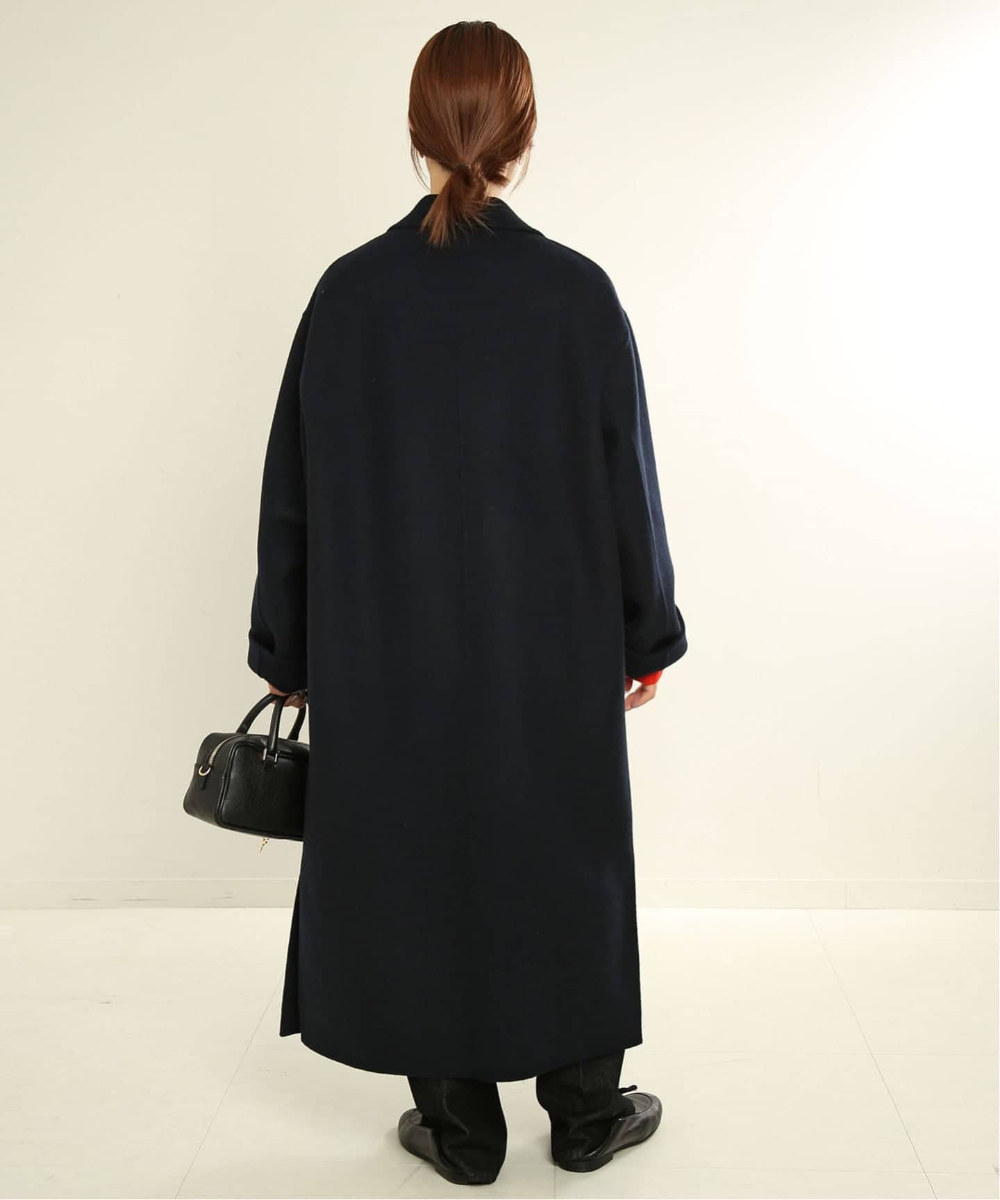 WEB限定/追加2予約》souple woolダブルフェイスチェスターコート