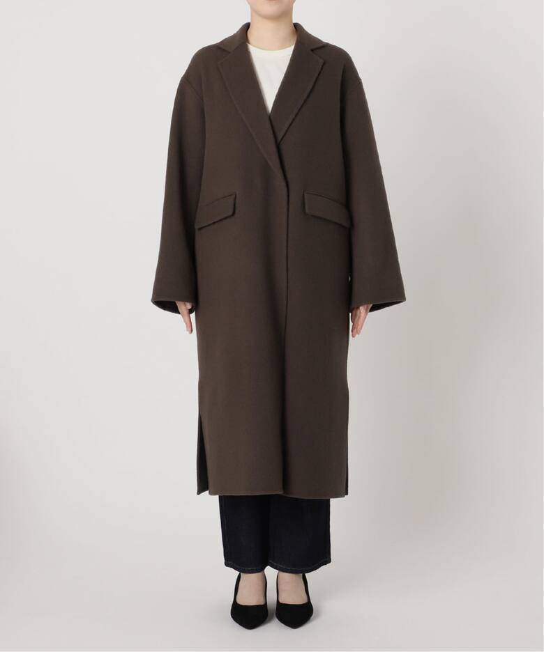 WEB限定/追加2》souple woolダブルフェイスチェスターコート 