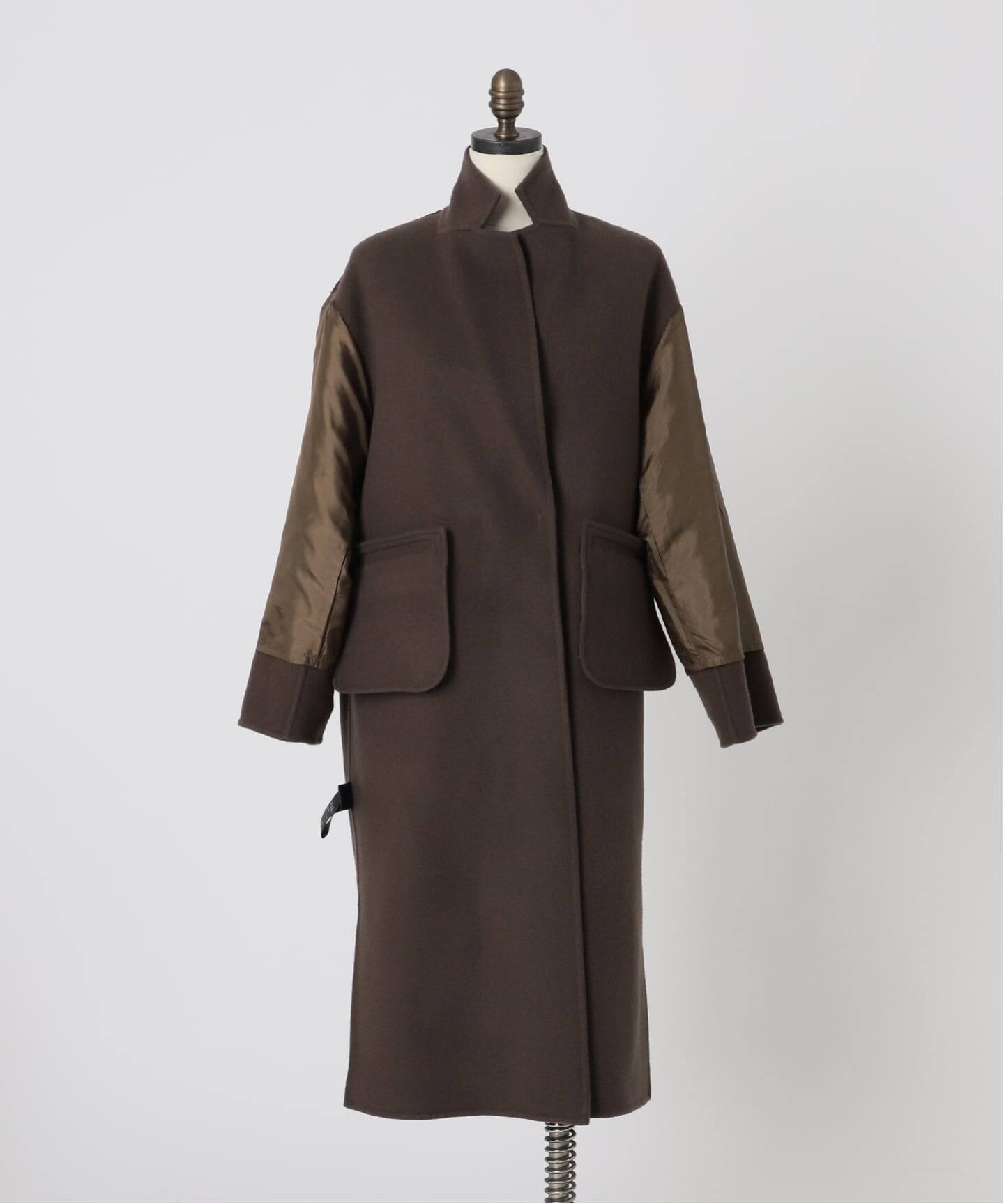 WEB限定/追加2予約》souple woolダブルフェイスチェスターコート