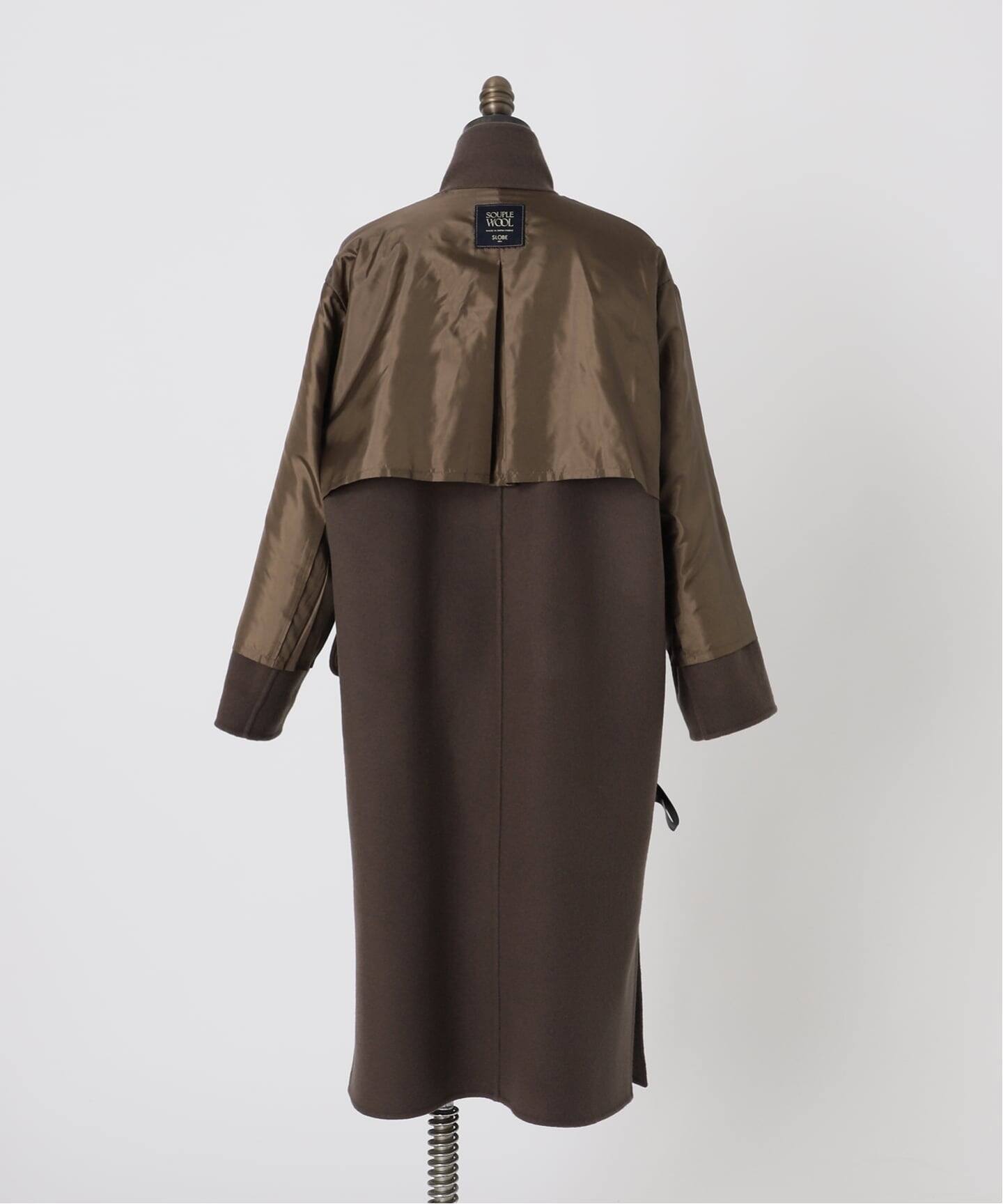 WEB限定/追加2予約》souple woolダブルフェイスチェスターコート