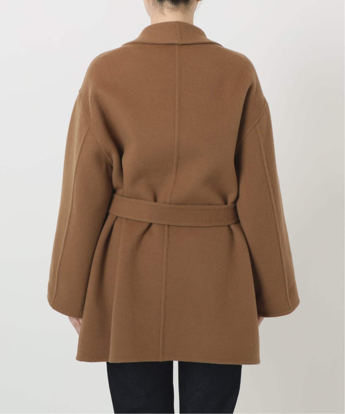 SUPER140 ダブルフェイスベルテッドコート（その他ブルゾン