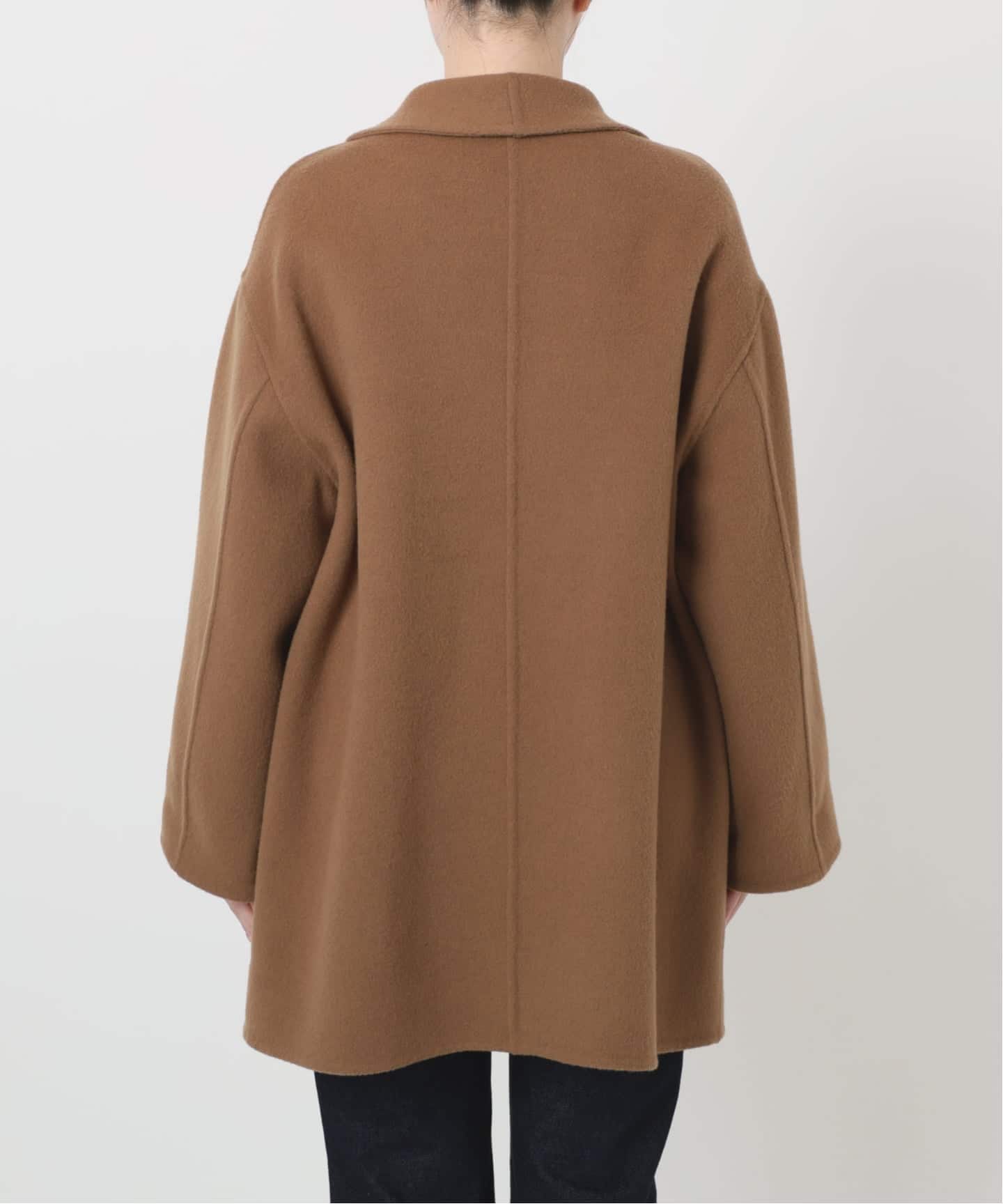 SUPER140 ダブルフェイスベルテッドコート（その他ブルゾン